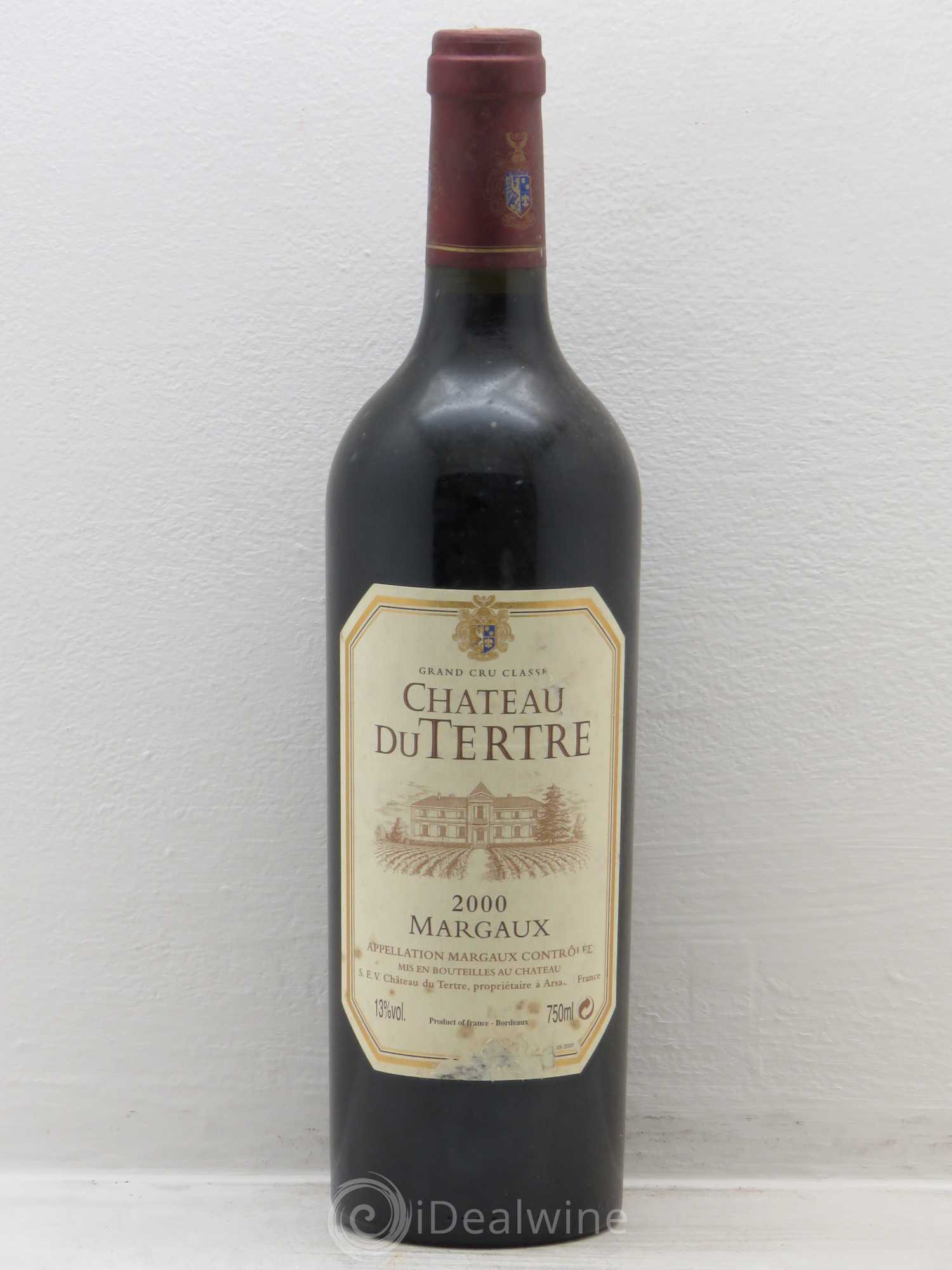 Château du Tertre 5ème Grand Cru Classé 2000 - Lot de 6 bouteilles - 0