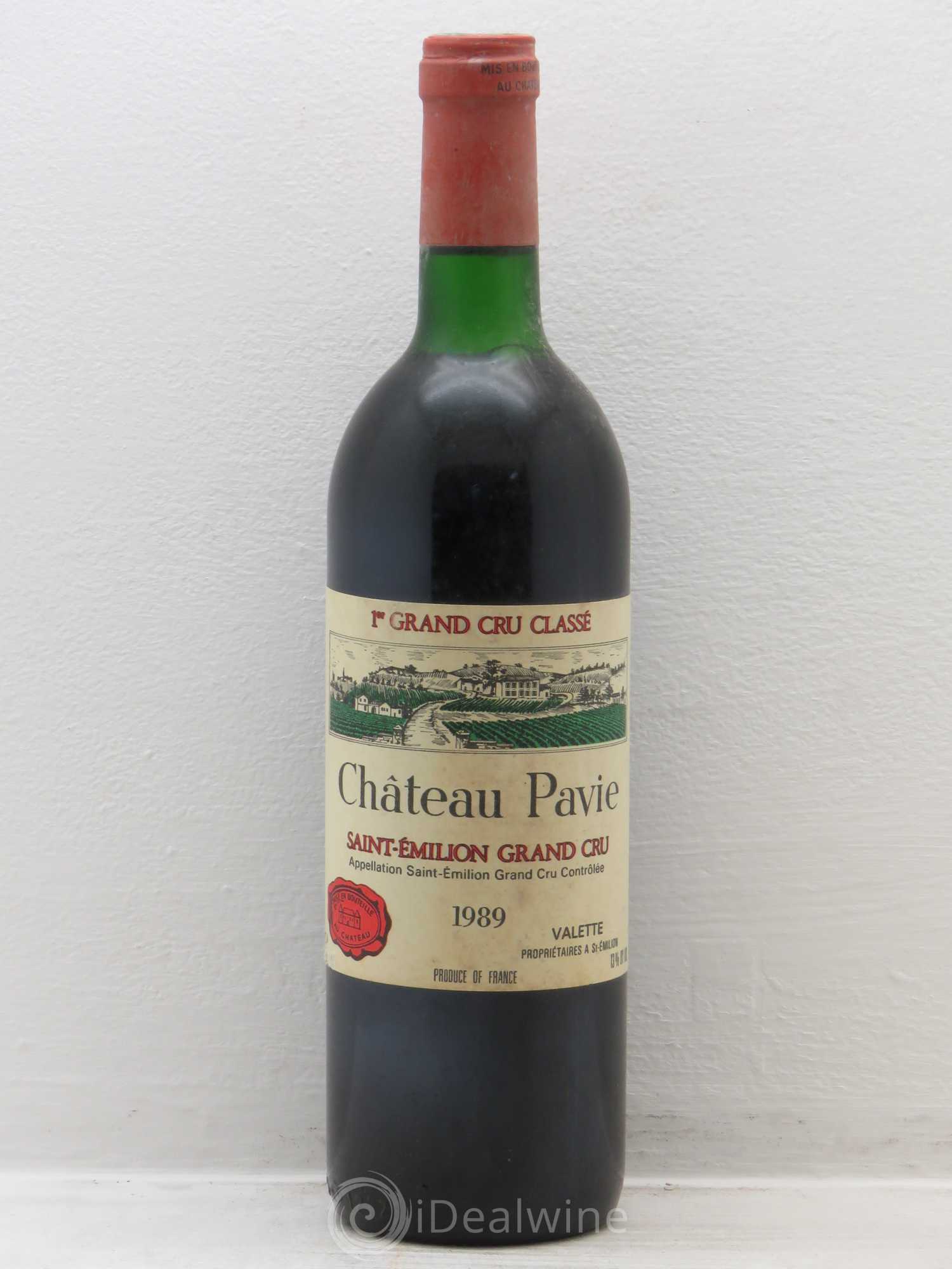 Château Pavie 1er Grand Cru Classé A 1989 - Lot de 1 bouteille - 0