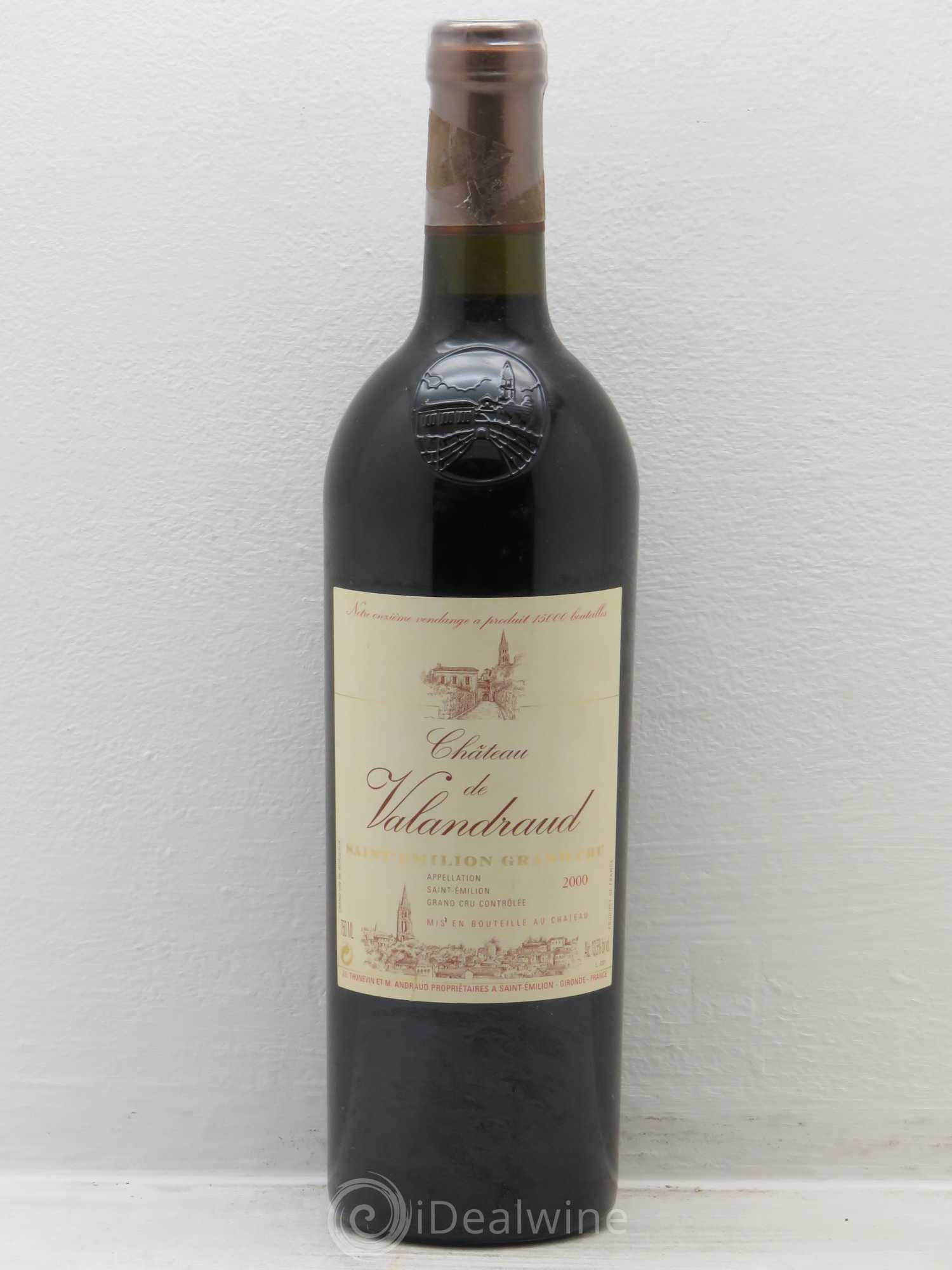 Château de Valandraud 2000 - Posten von 1 Flasche - 0