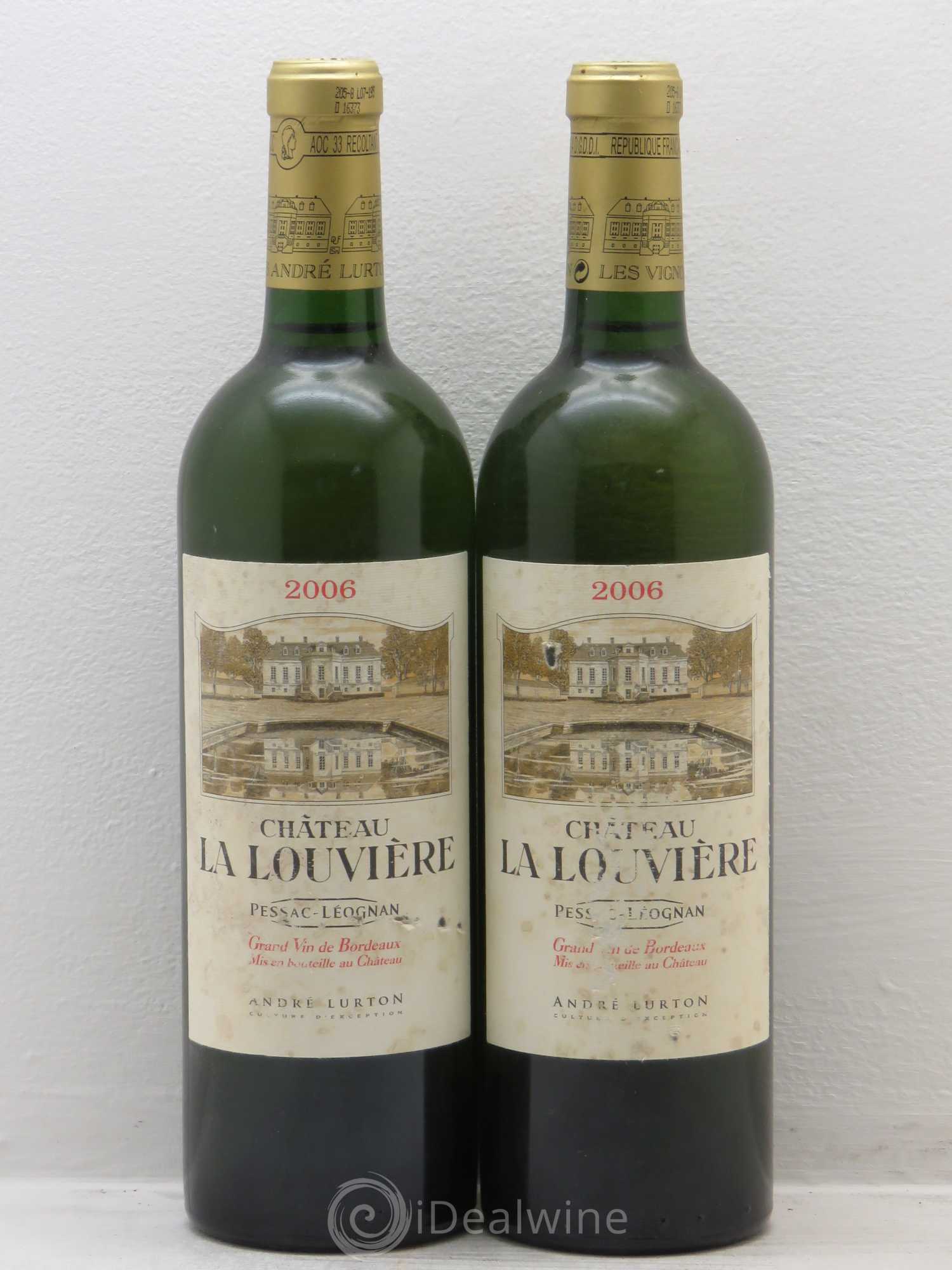 Château la Louvière 2006 - Lot de 2 bouteilles - 0