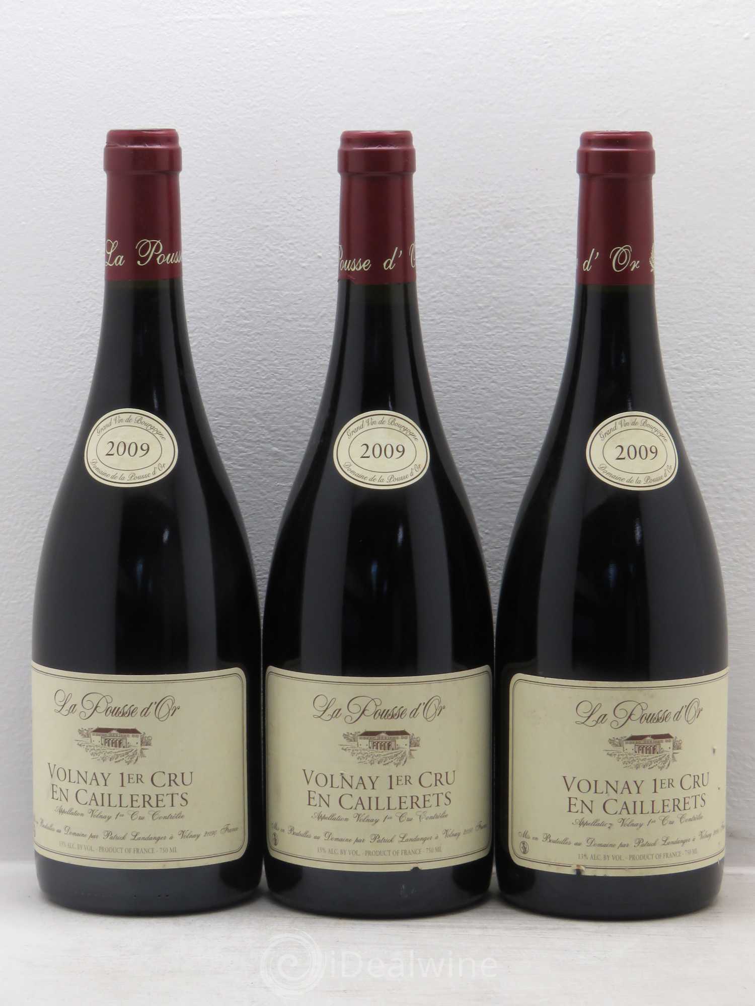 Volnay 1er Cru Les Caillerets La Pousse d'Or (Domaine de) 2009 - Lot de 3 bouteilles - 0