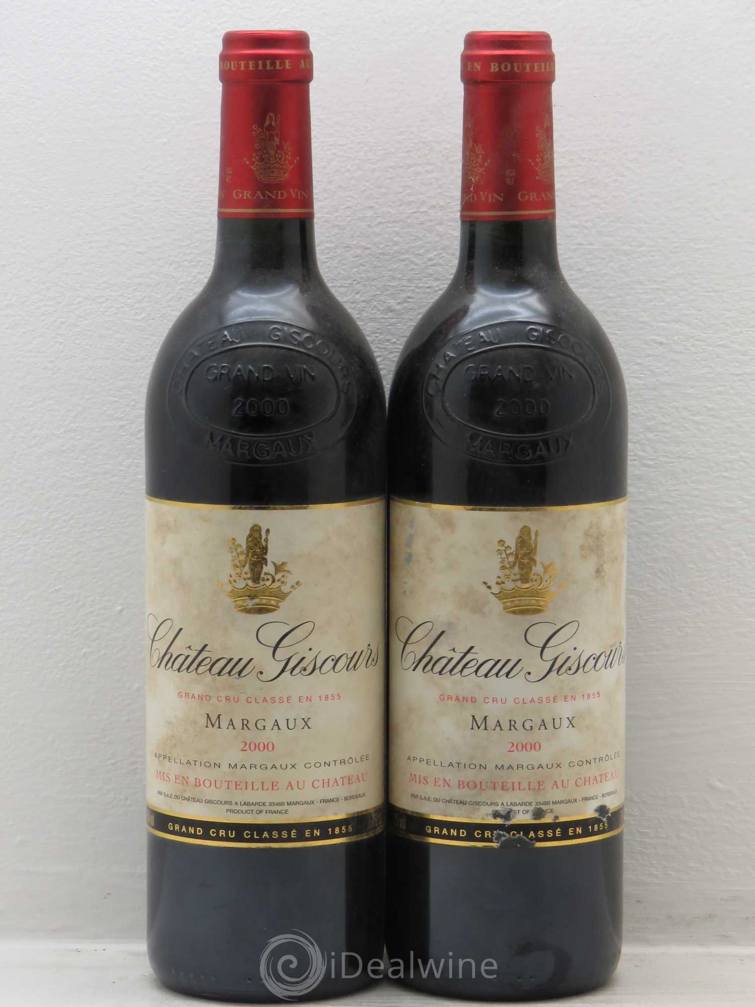 Château Giscours 3ème Grand Cru Classé 2000 - Lot de 2 bouteilles - 0