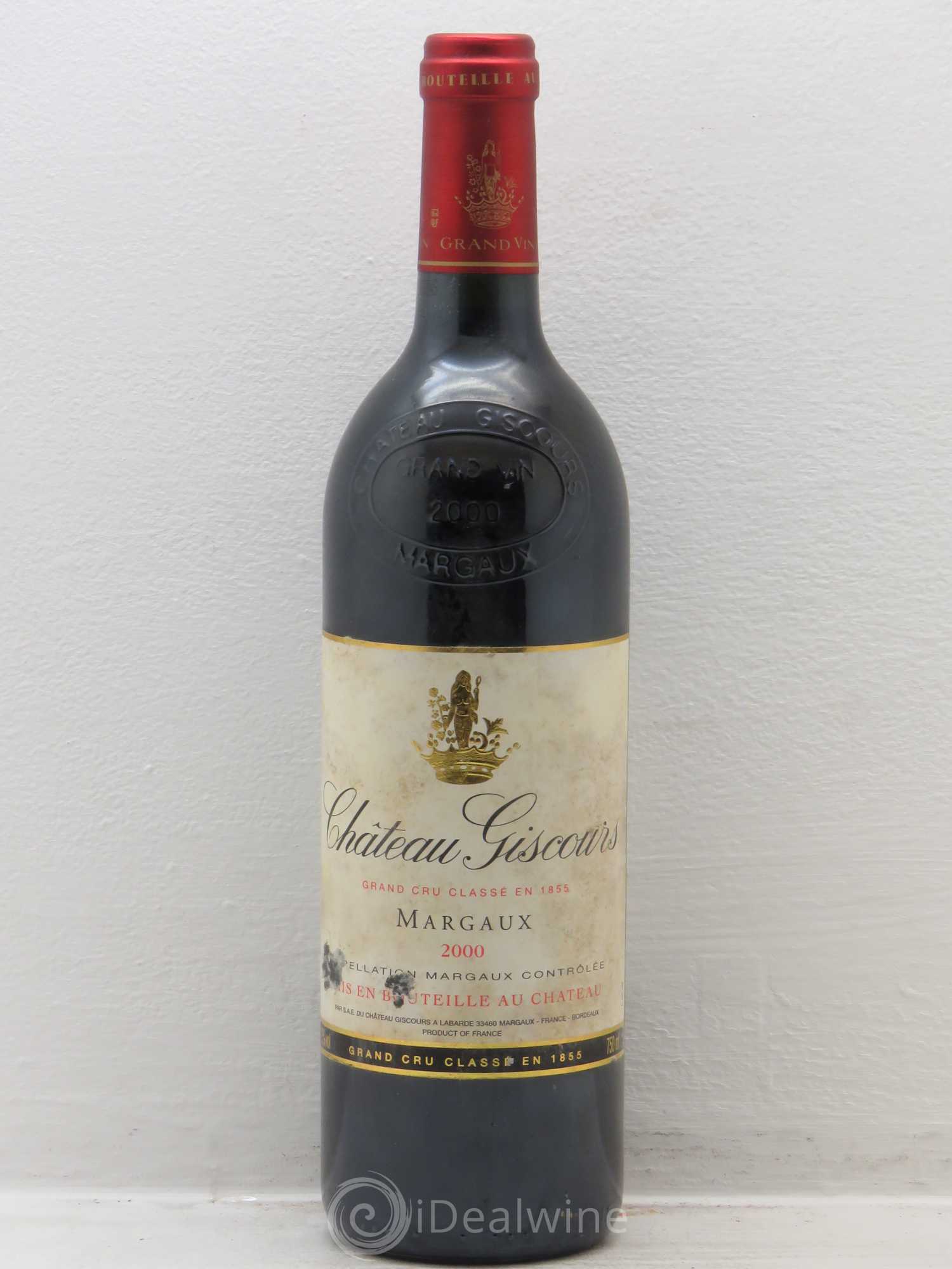 Château Giscours 3ème Grand Cru Classé 2000 - Lot de 1 bouteille - 0