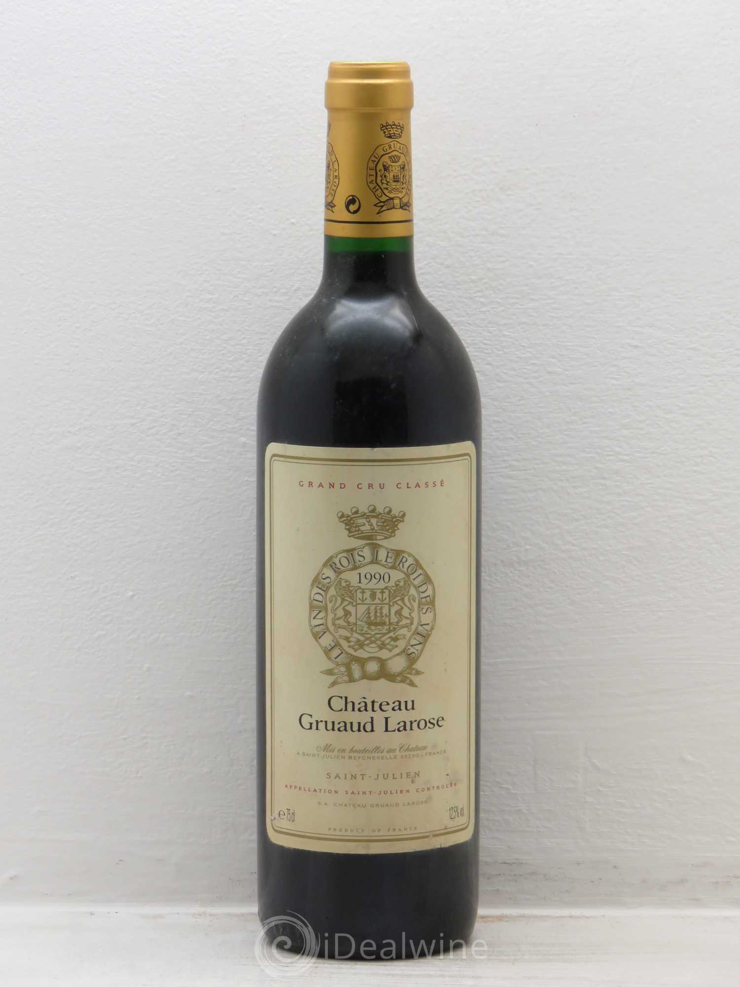 Château Gruaud Larose 2ème Grand Cru Classé 1990 - Lot de 1 bouteille - 0