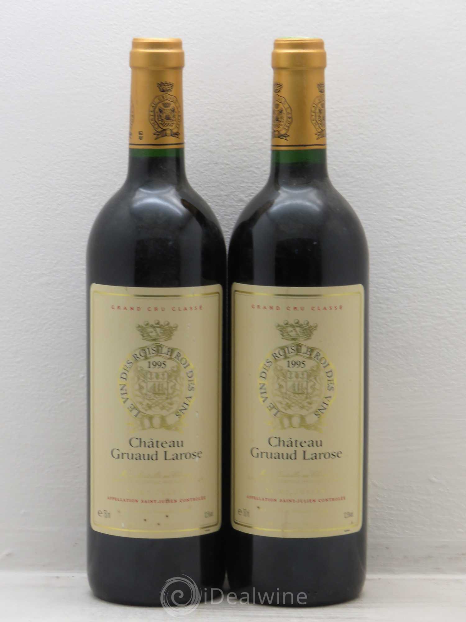 Château Gruaud Larose 2ème Grand Cru Classé 1995 - Lot de 2 bouteilles - 0