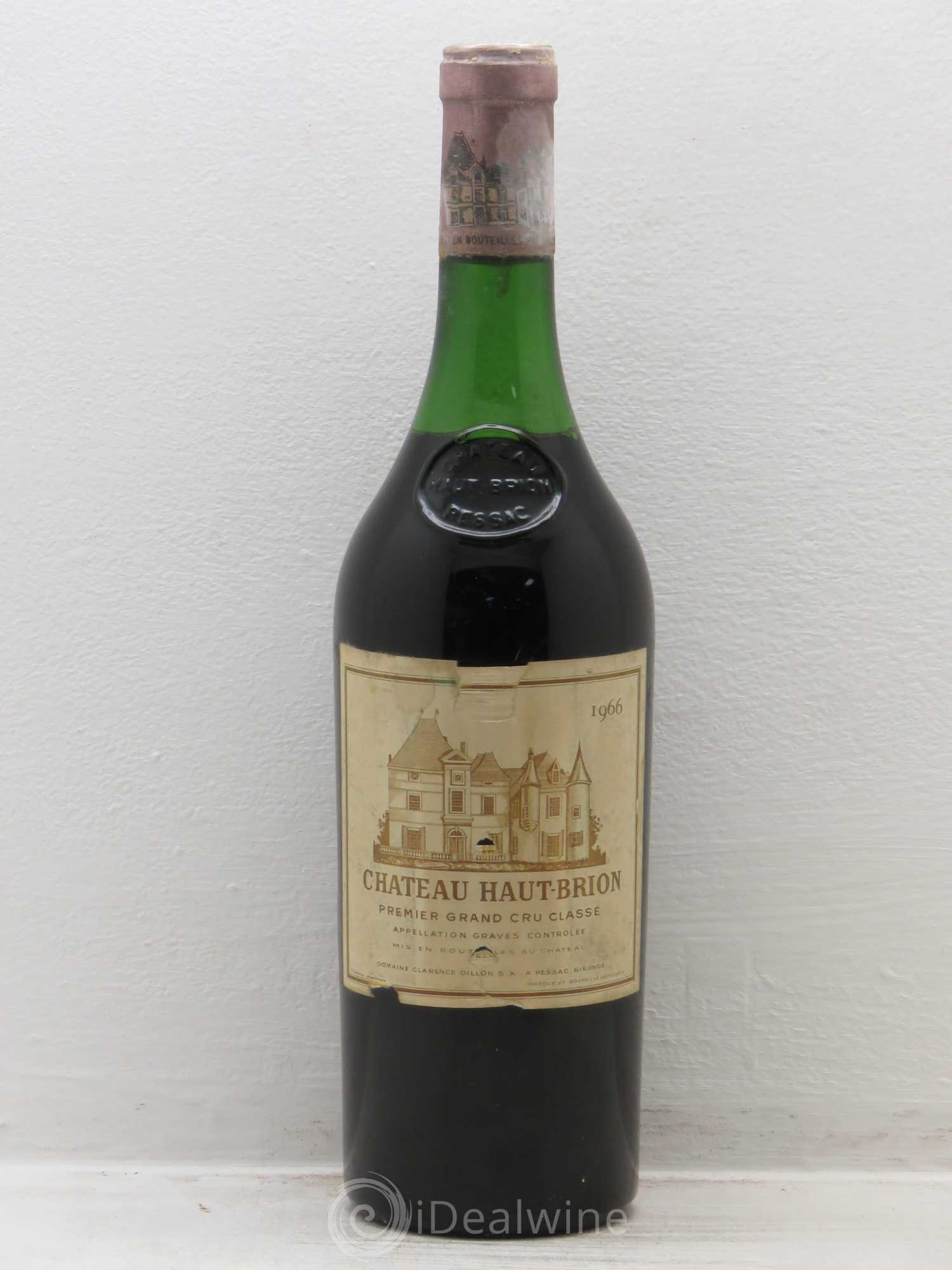 Château Haut Brion 1er Grand Cru Classé 1966 - Lot de 1 bouteille - 0