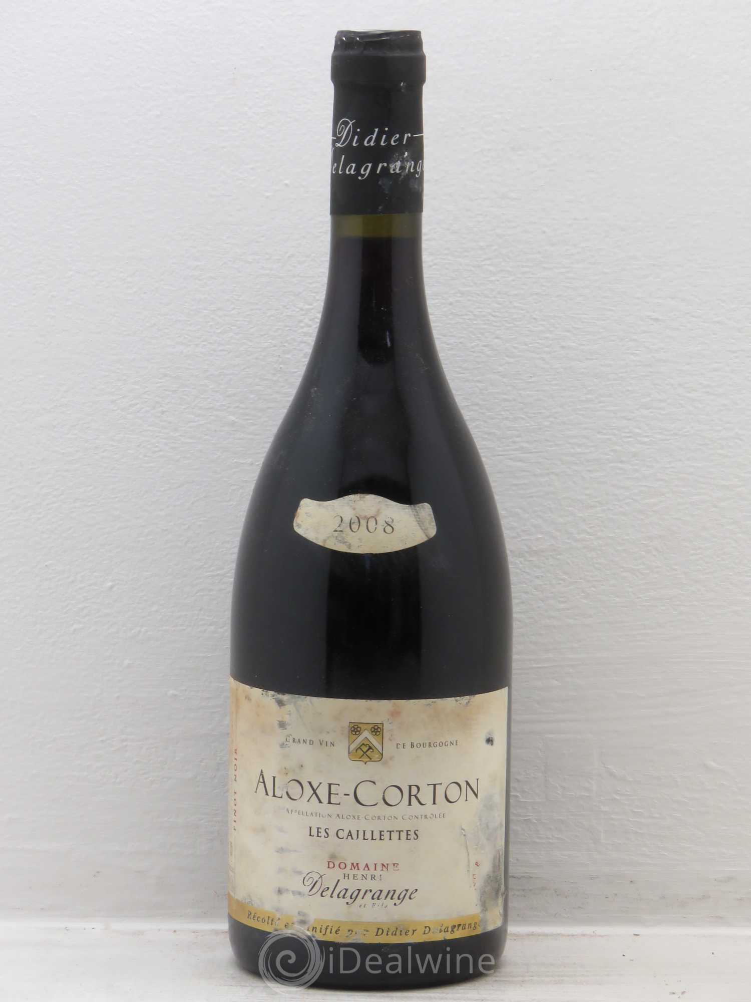 Aloxe-Corton Les caillettes - D.Delagrange 2008 - Posten von 1 Flasche - 0