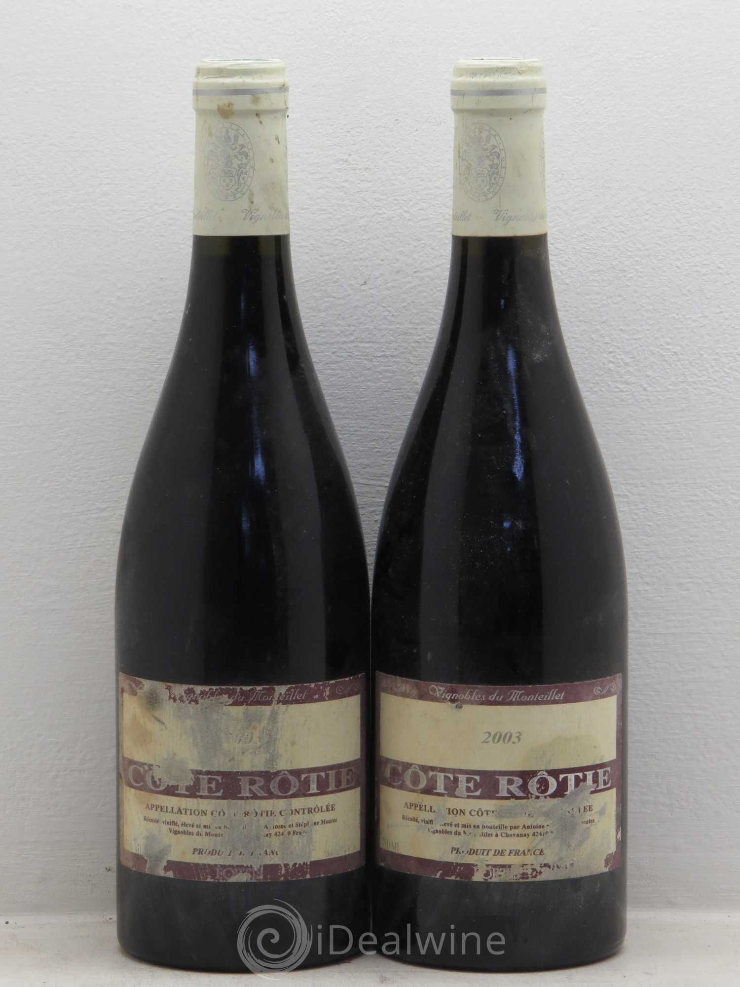 Côte-Rôtie Fortis Monteillet (Domaine du) - Stéphane Montez 2003 - Lot de 2 bouteilles - 0