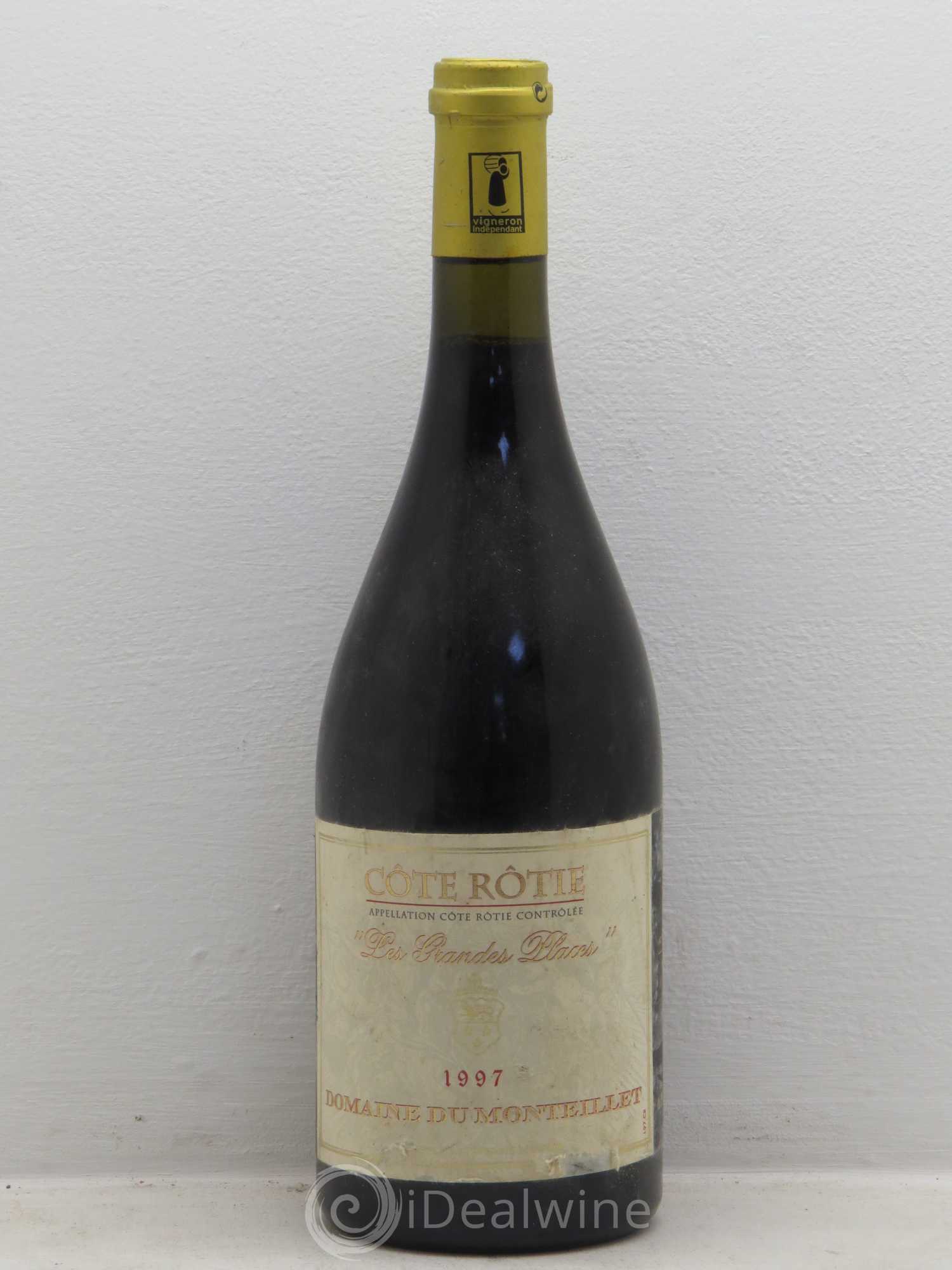 Côte-Rôtie Les Grandes Places Monteillet (Domaine du) - Stéphane Montez 1997 - Lot de 1 bouteille - 0