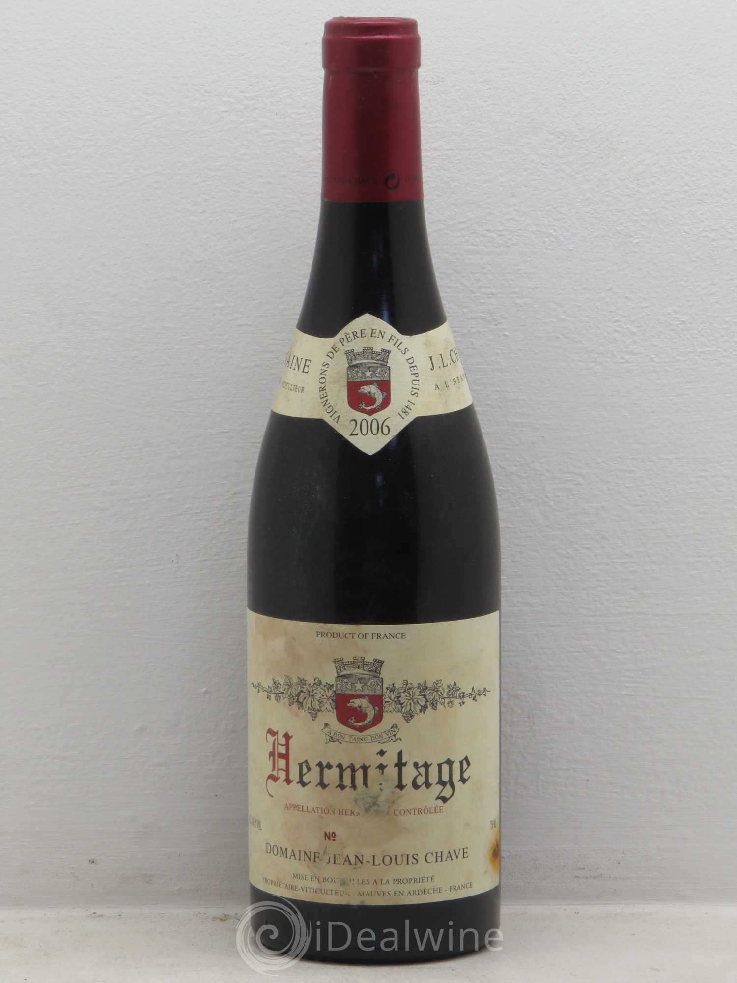 Hermitage Jean-Louis Chave 2006 - Lot de 1 bouteille - 0