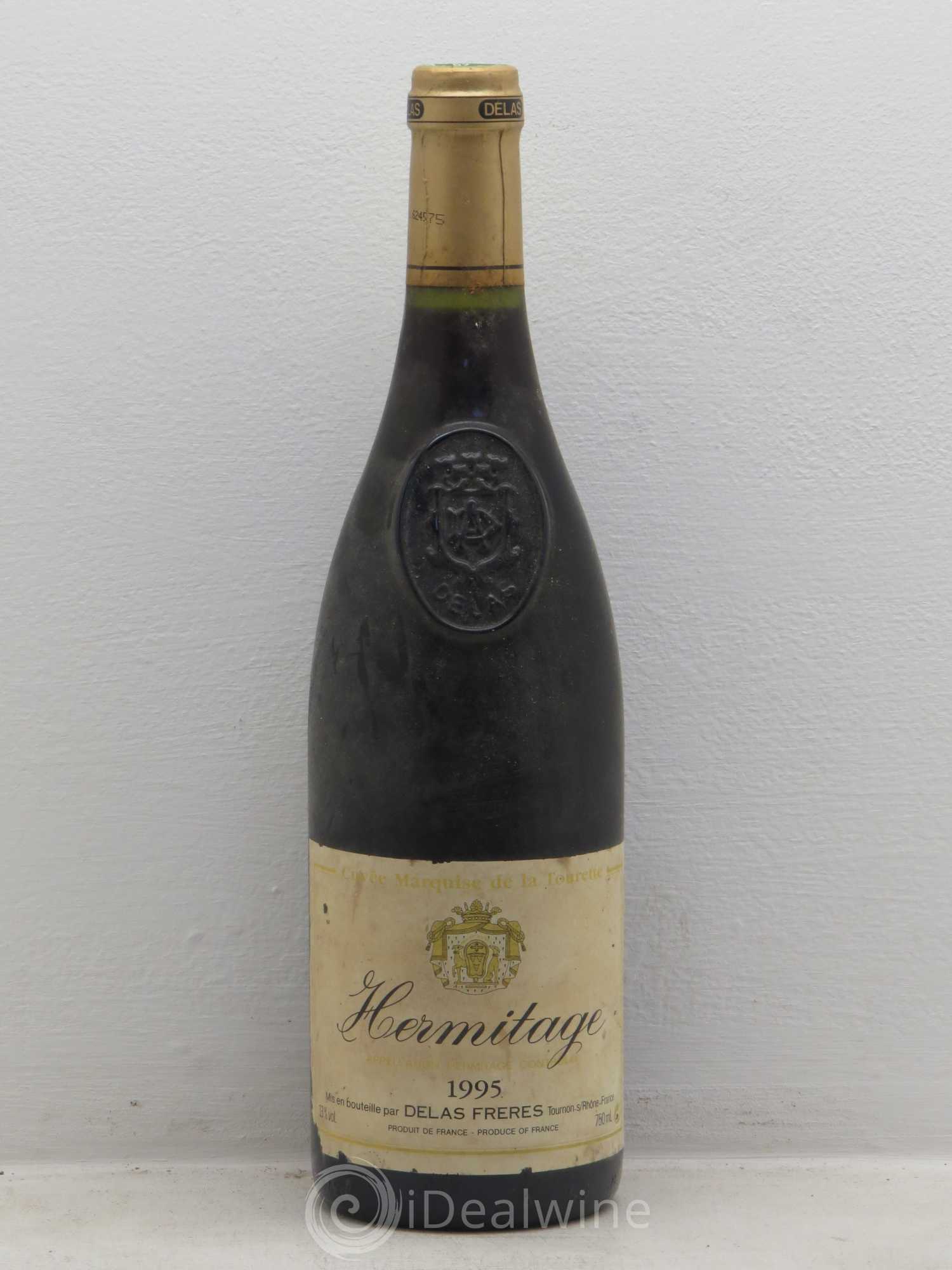 Hermitage Marquise de la Tourette Delas Frères 1995 - Lot de 1 bouteille - 0