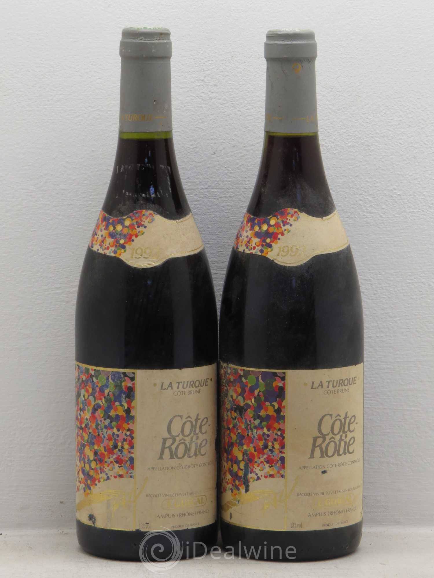 Côte-Rôtie La Turque Guigal 1992 - Lot de 2 bouteilles - 0