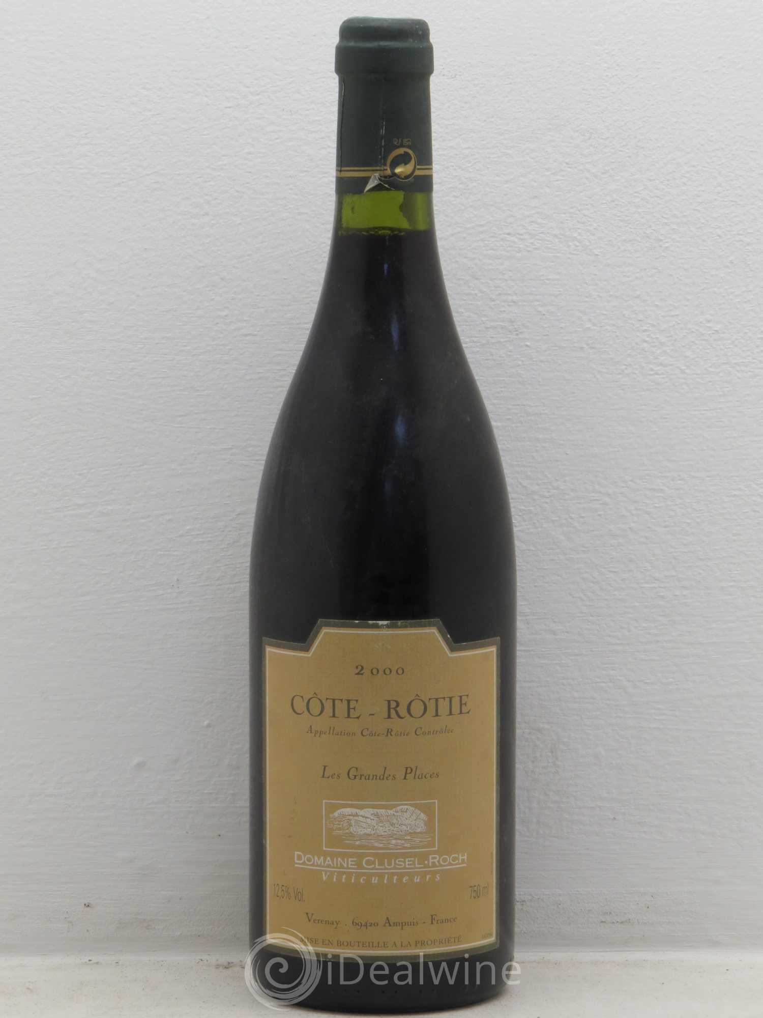 Côte-Rôtie Les Grandes Places Clusel-Roch 2000 - Lot de 1 bouteille - 0