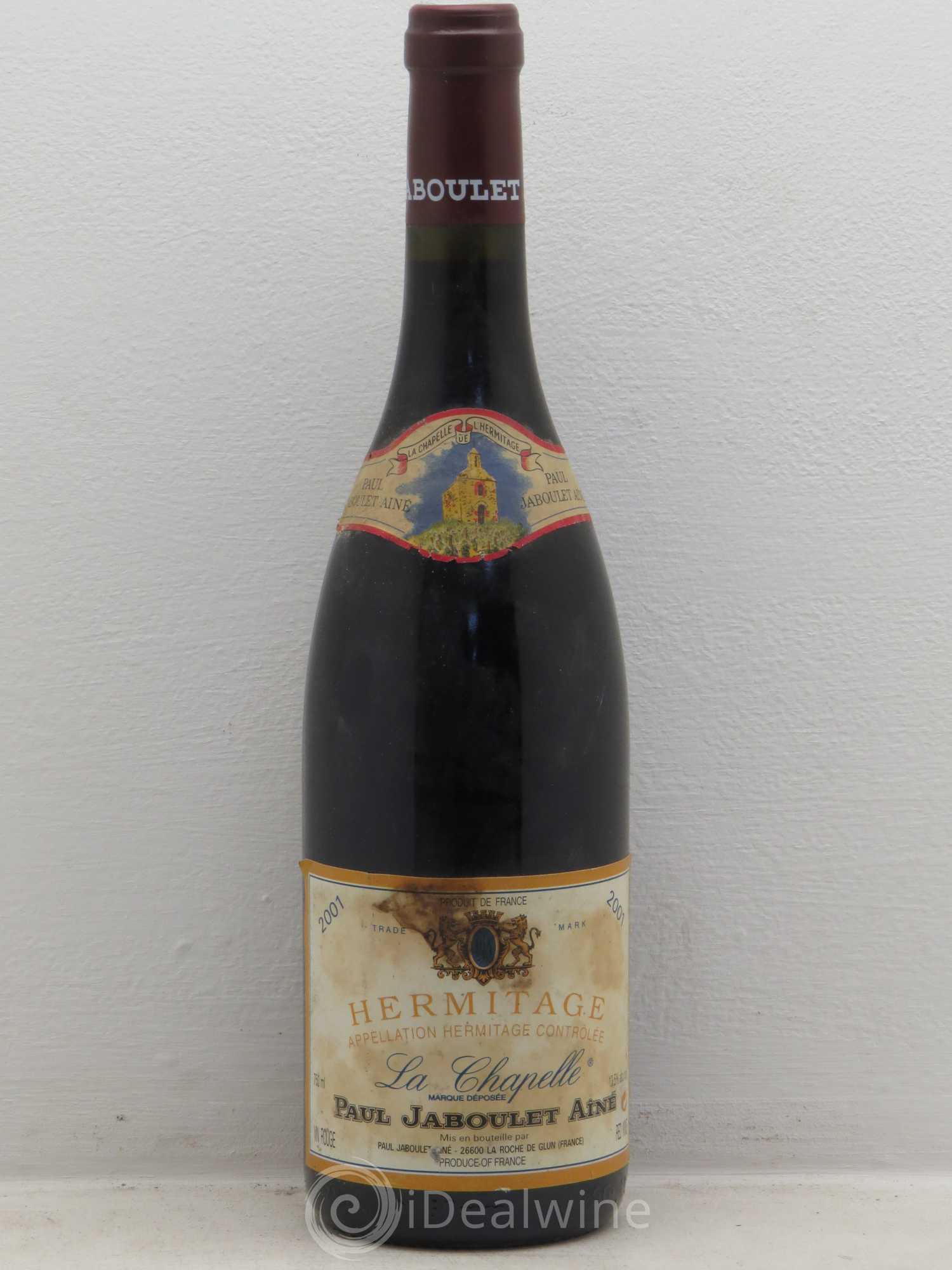 Hermitage La Chapelle Paul Jaboulet Ainé 2001 - Lot de 1 bouteille - 0