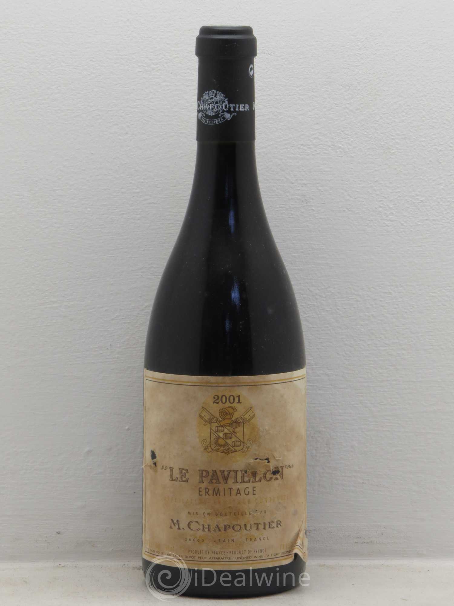 Hermitage Ermitage Le Pavillon Chapoutier 2001 - Lot de 1 bouteille - 0