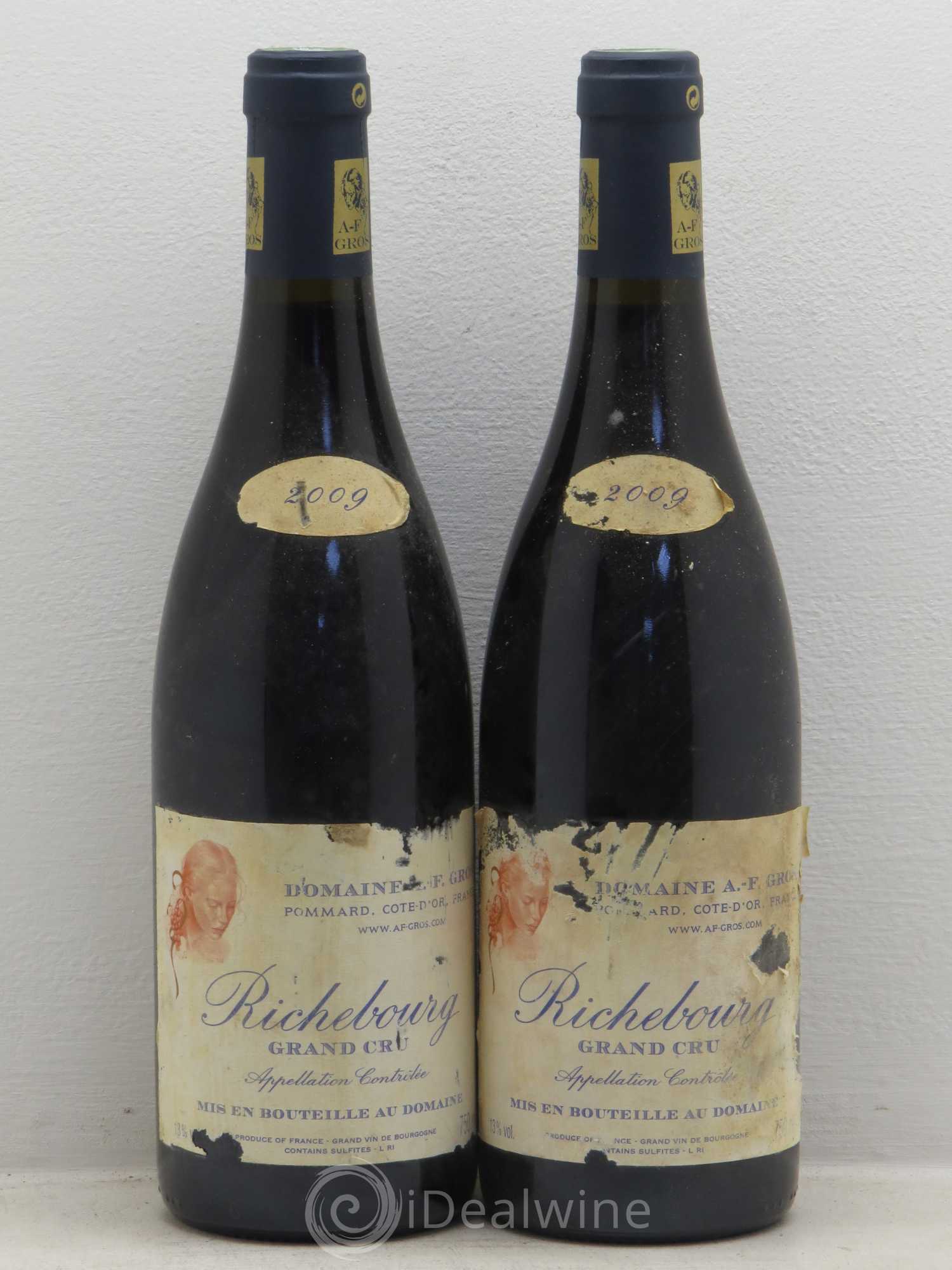 Richebourg Grand Cru A.-F. Gros 2009 - Lot de 2 bouteilles - 0