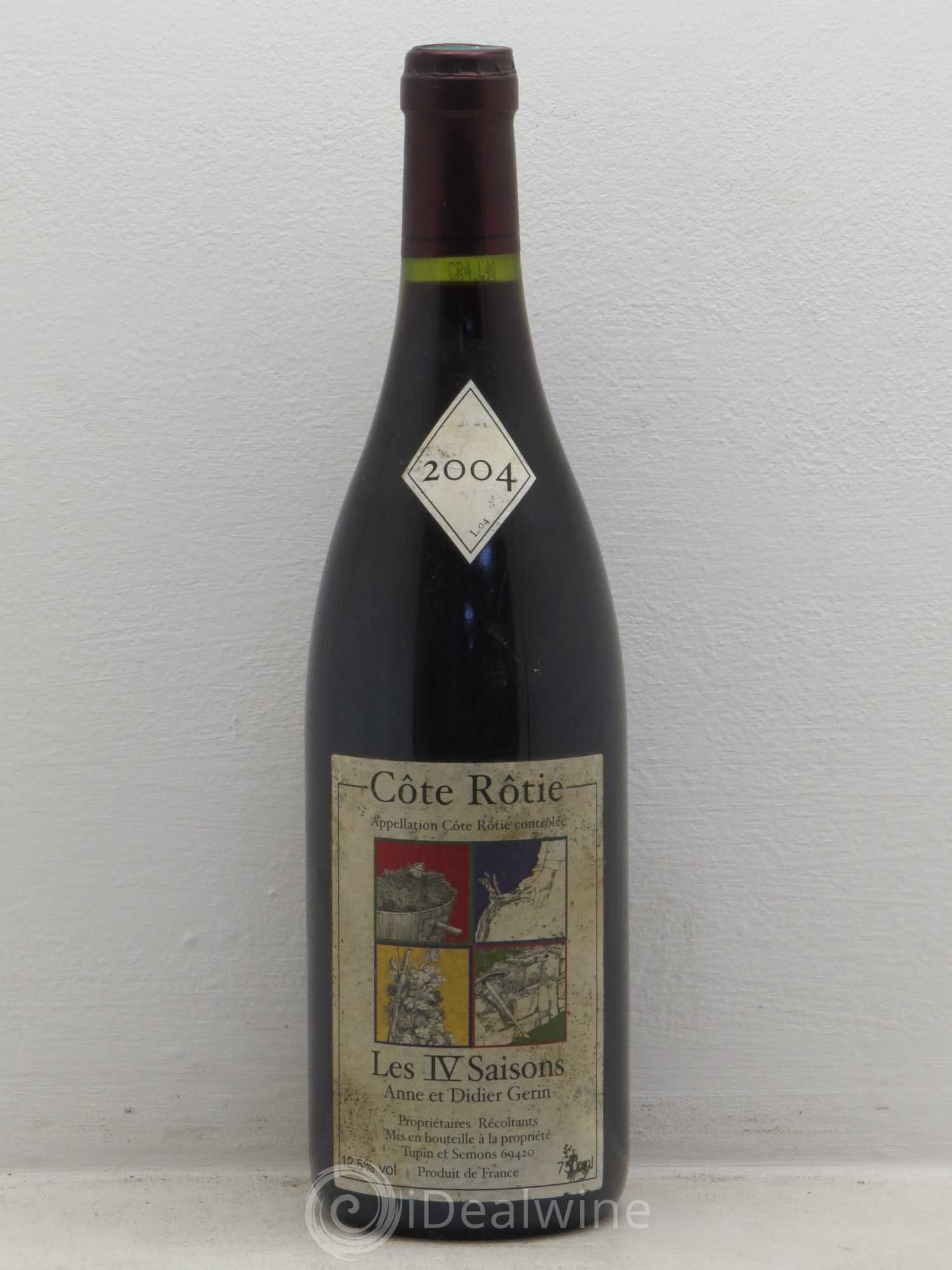 Côte-Rôtie Les 4 Saisons 2004 - Posten von 1 Flasche - 0