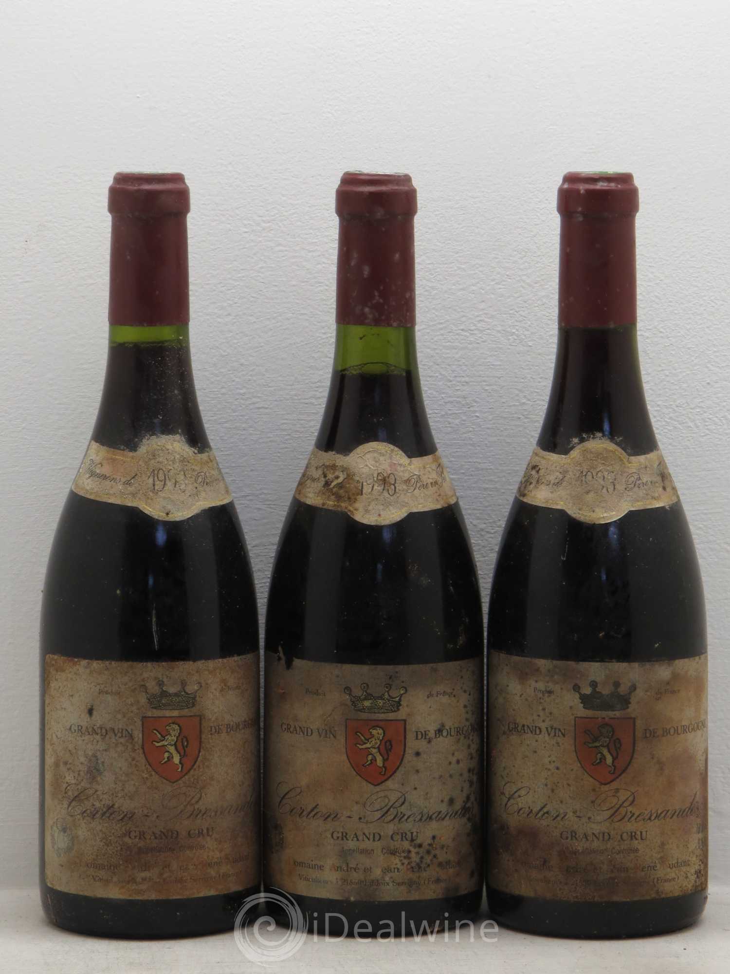 Corton Grand Cru 1993 - Lot de 3 bouteilles - 0