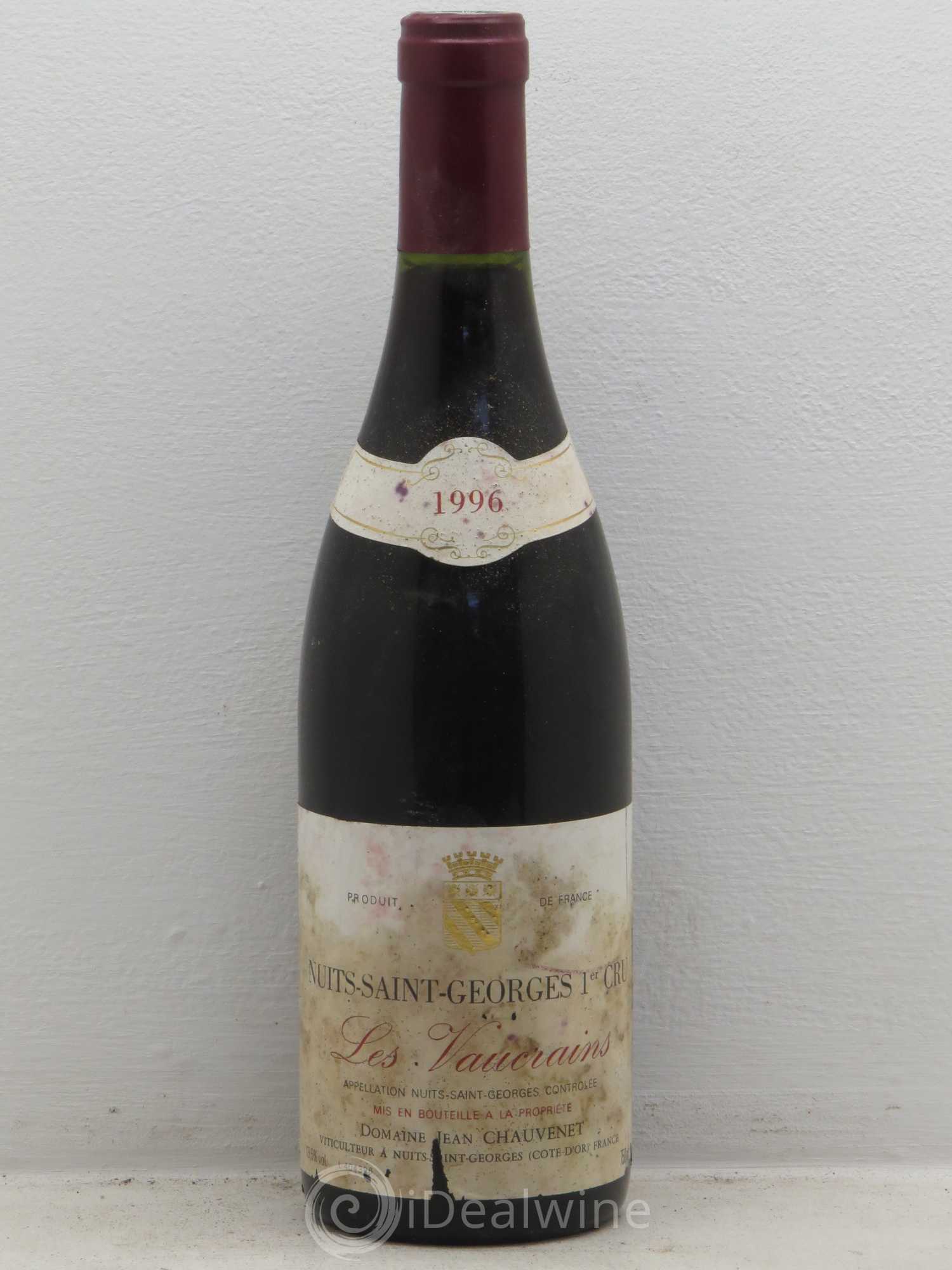 Nuits-Saint-Georges 1er Cru Domaine Chauvenet 1996 - Lot de 1 bouteille - 0