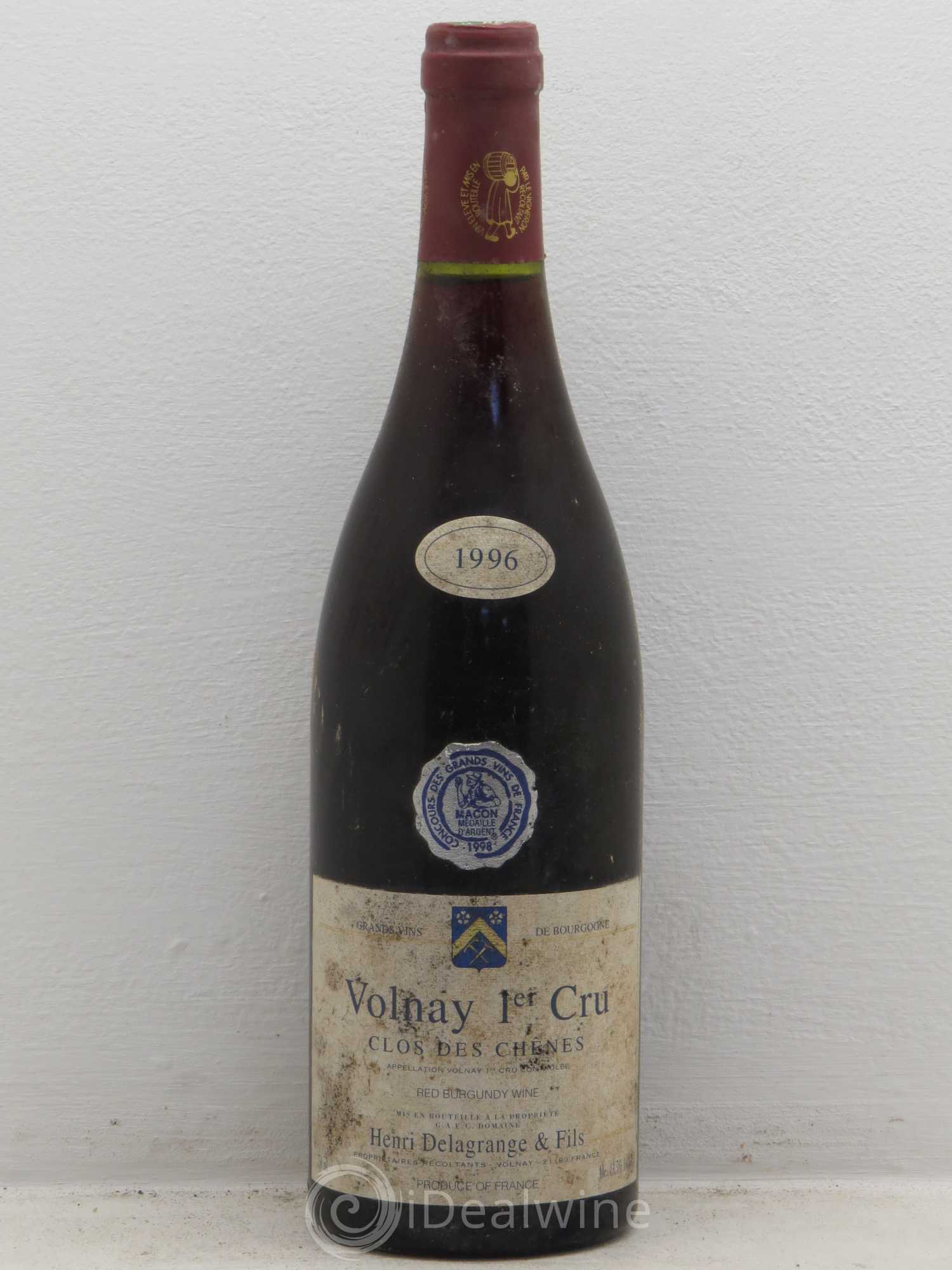 Volnay 1er Cru 1996 - Lot de 6 bouteilles - 0