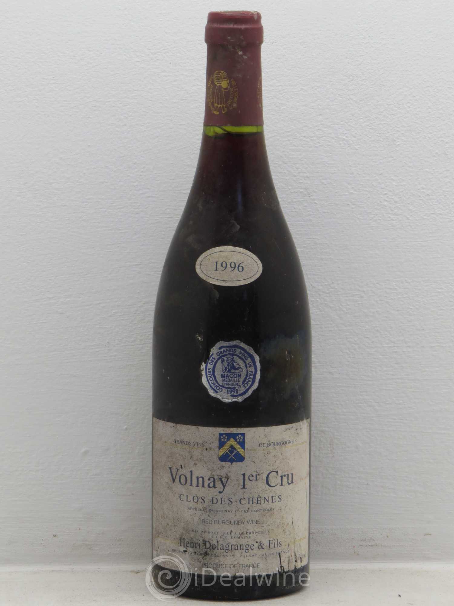 Volnay 1er Cru 1996 - Lot de 6 bouteilles - 0