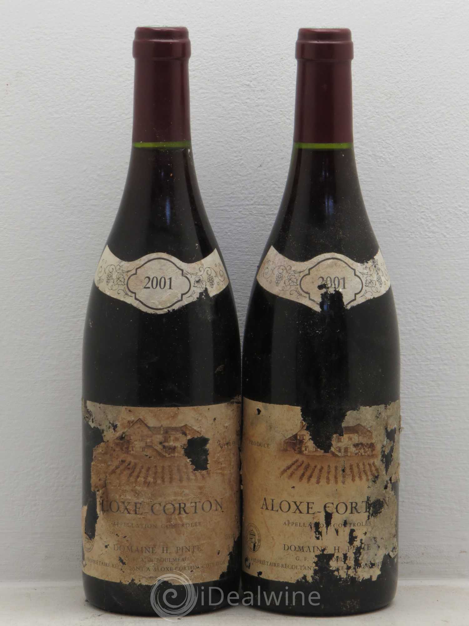 Aloxe-Corton Domaine Pinte 2001 - Posten von 2 Flaschen - 0