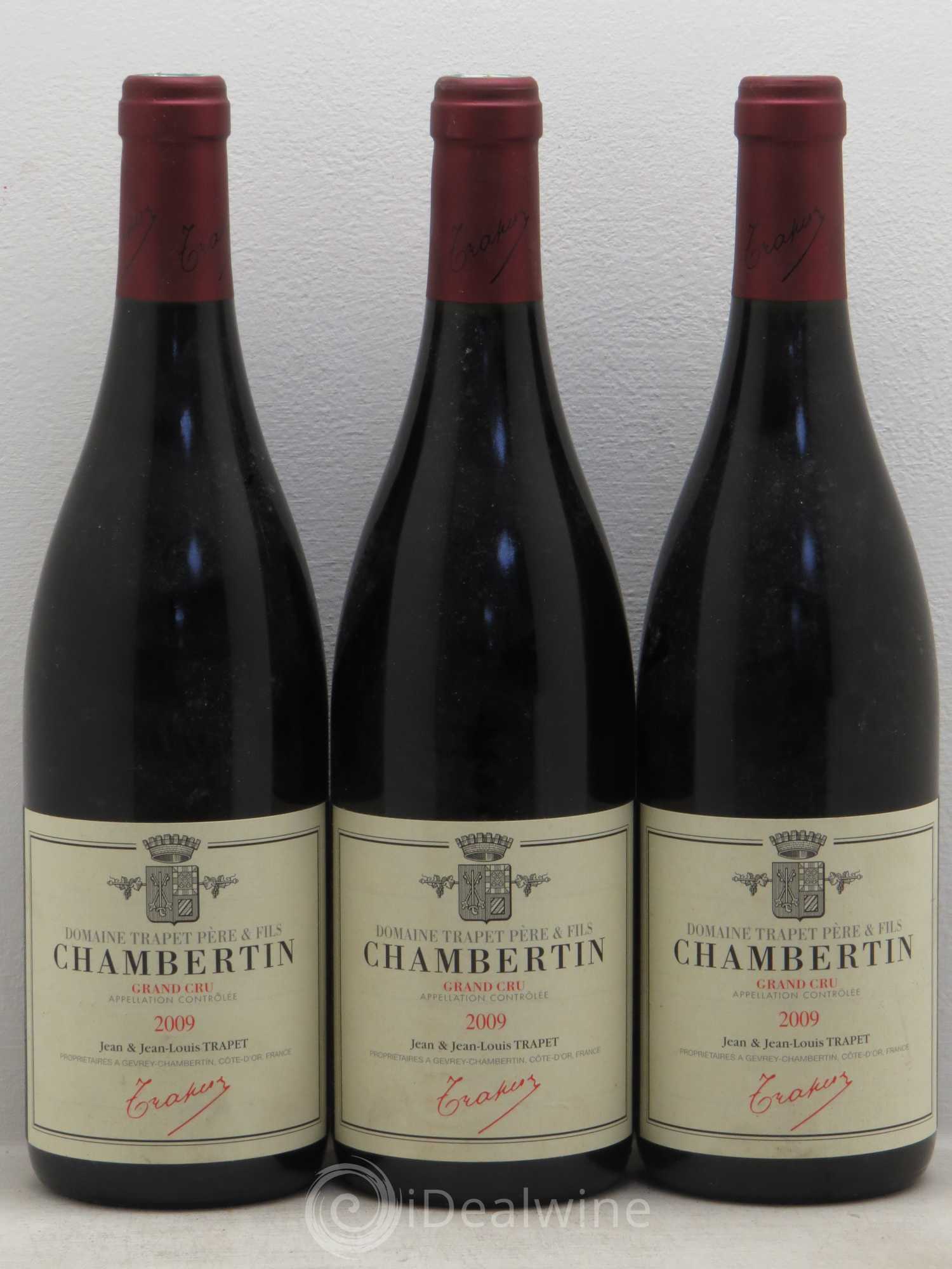 Chambertin Grand Cru Domaine Trapet 2009 - Lot de 3 bouteilles - 0
