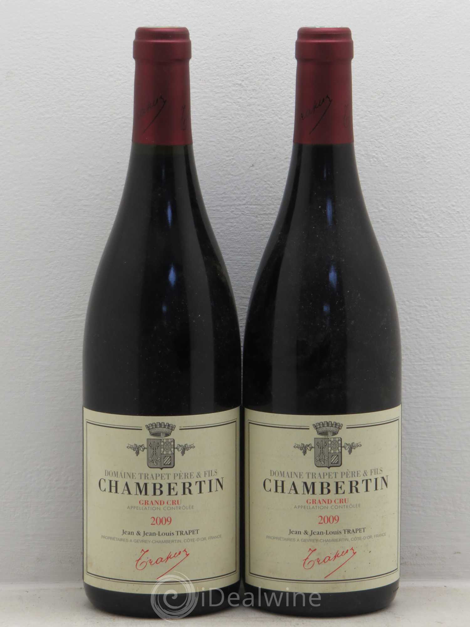Chambertin Grand Cru Domaine Trapet 2009 - Lot de 2 bouteilles - 0