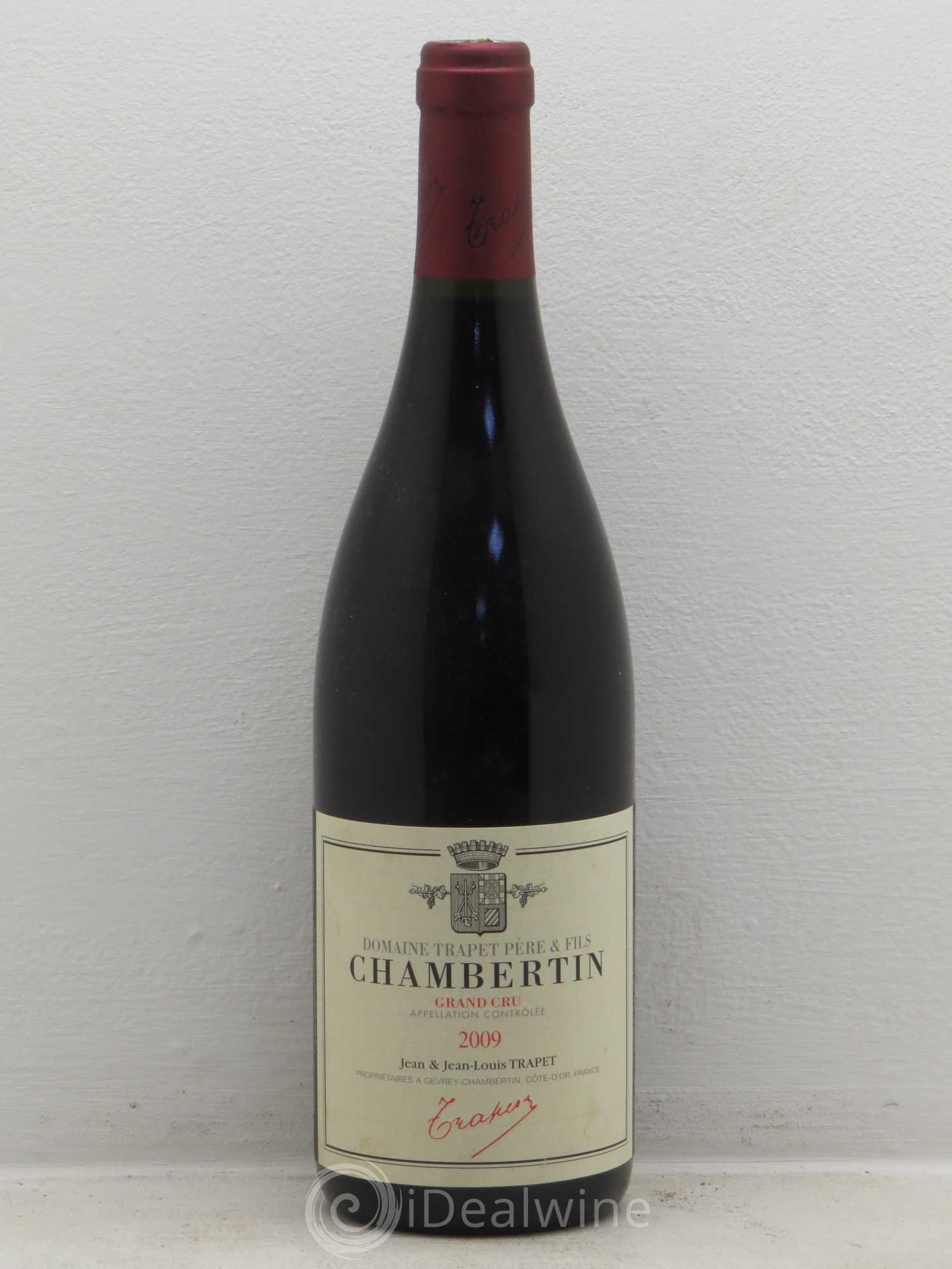 Chambertin Grand Cru Domaine Trapet 2009 - Lot de 1 bouteille - 0
