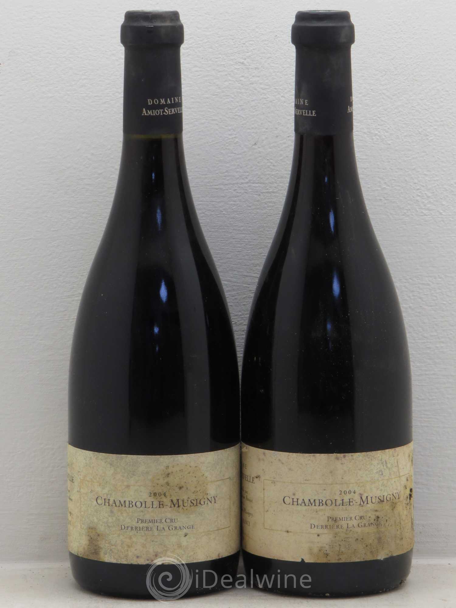Chambolle-Musigny 1er Cru Derrière la Grange Amiot-Servelle 2004 - Lot de 2 bouteilles - 0