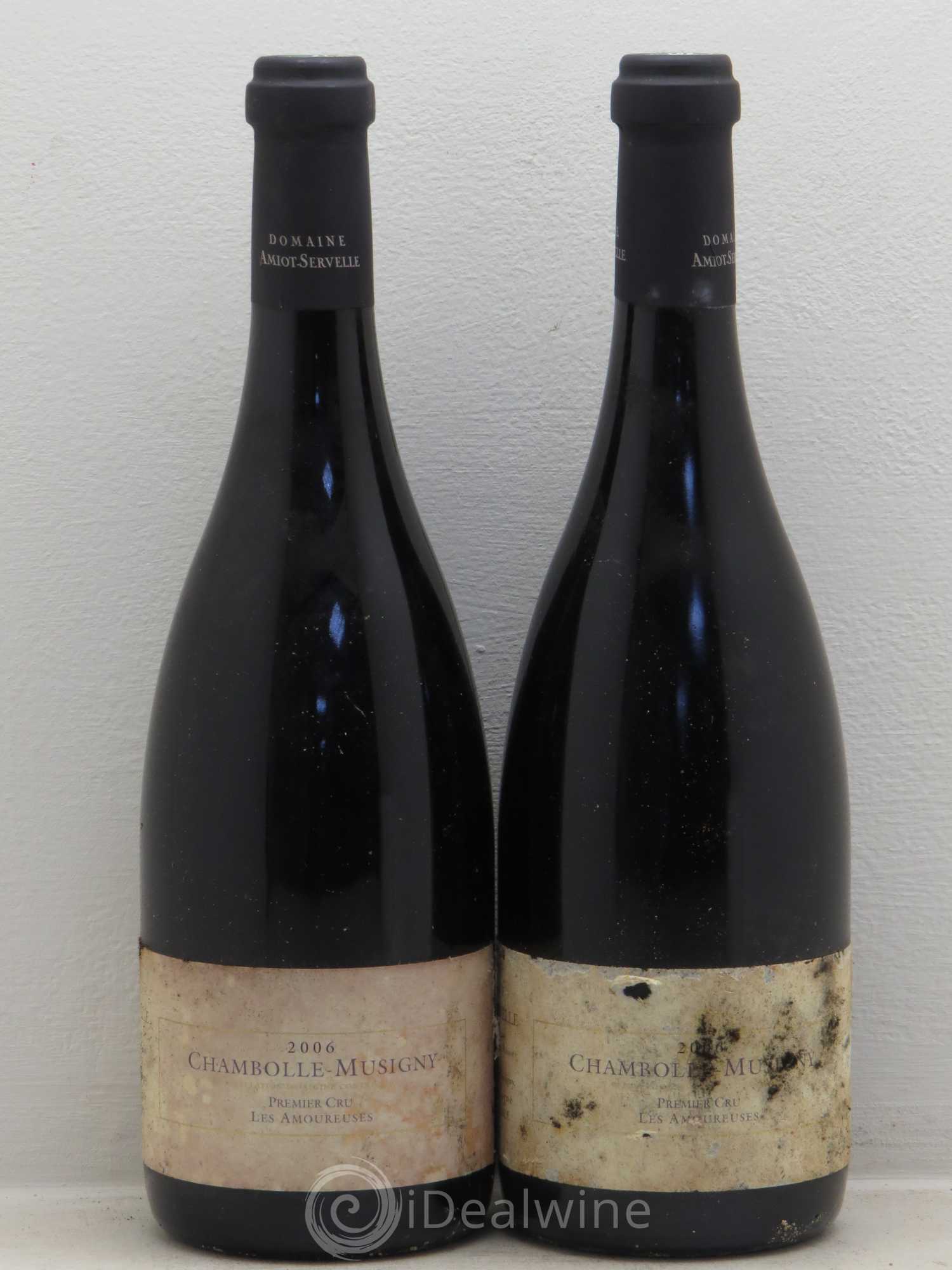 Chambolle-Musigny 1er Cru Les Amoureuses Amiot-Servelle 2006 - Lot de 2 bouteilles - 0