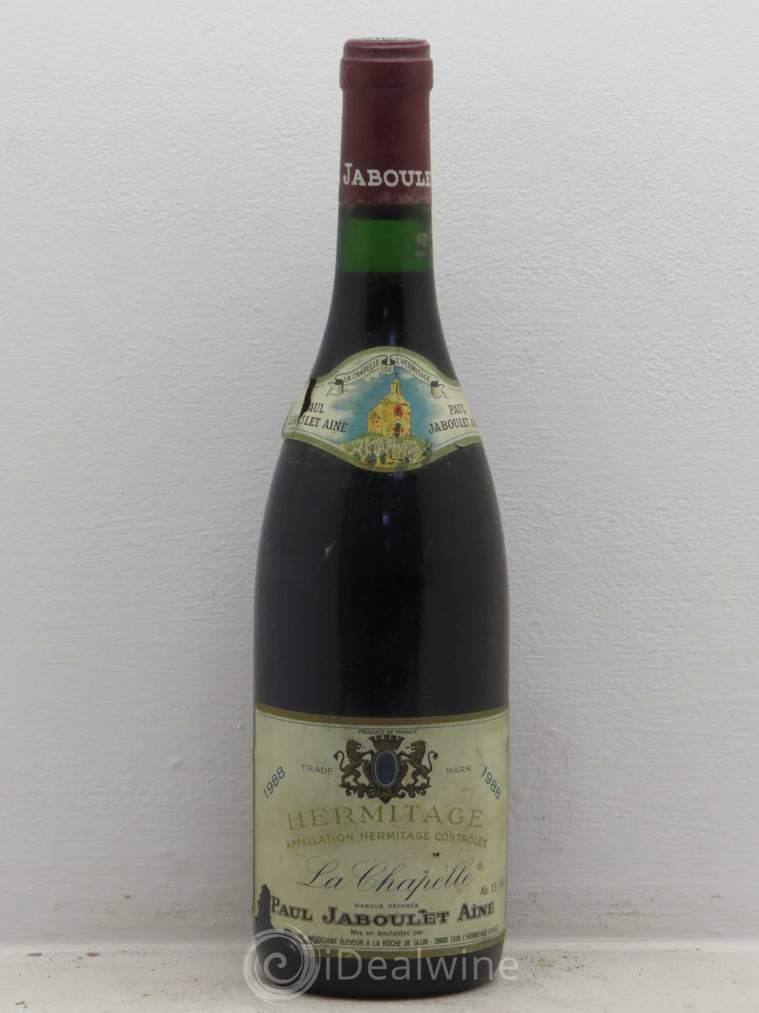 Hermitage La Chapelle Paul Jaboulet Ainé 1988 - Lot de 1 bouteille - 0