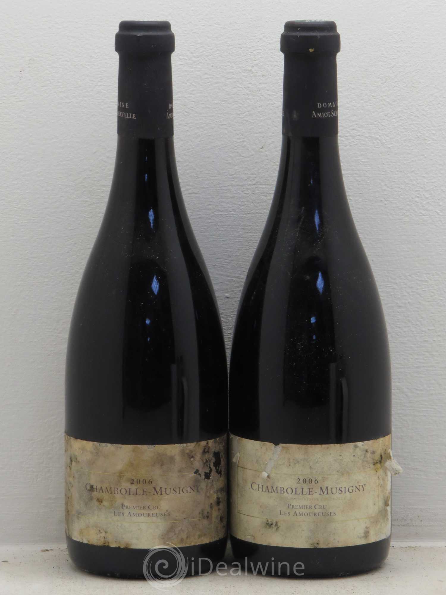 Chambolle-Musigny 1er Cru Les Amoureuses Amiot-Servelle 2006 - Lot de 2 bouteilles - 0