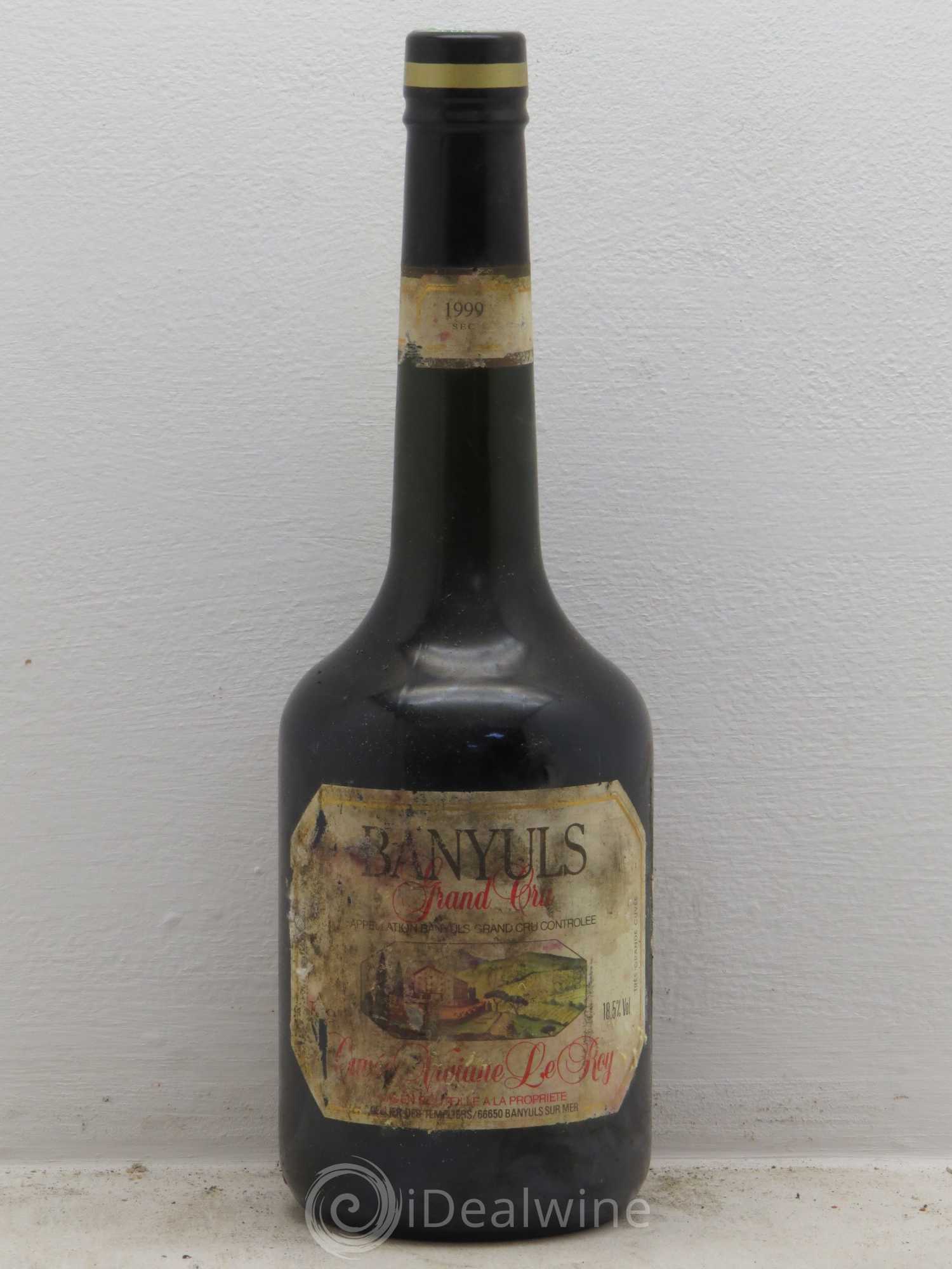 Banyuls Templiers Cuvée Vivianne Le Roy 1999 - Posten von 1 Flasche - 0