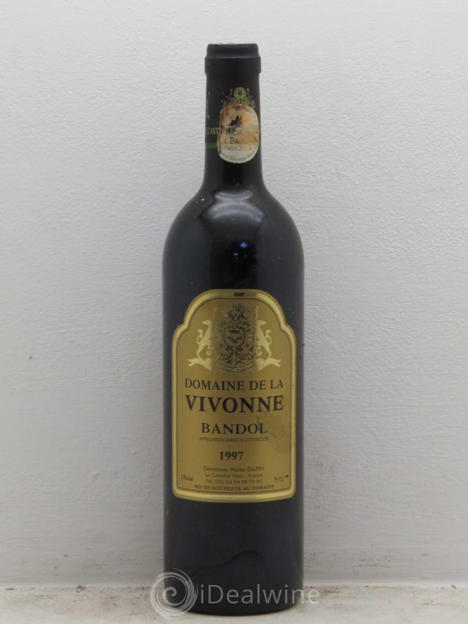 Bandol Vivonne 1997 - Lot de 1 bouteille - 0