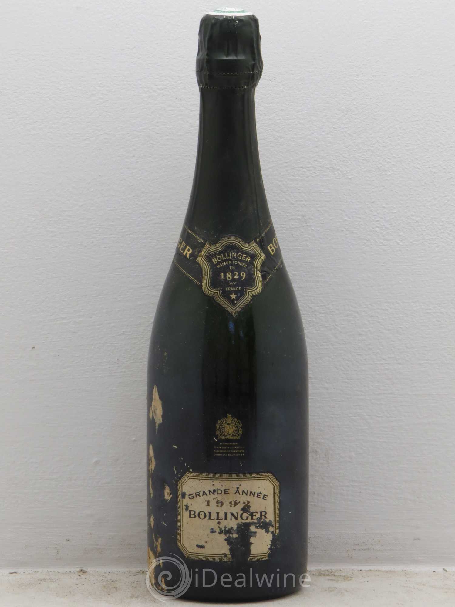 La Grande Année Brut Bollinger 1992 - Lot de 1 bouteille - 0