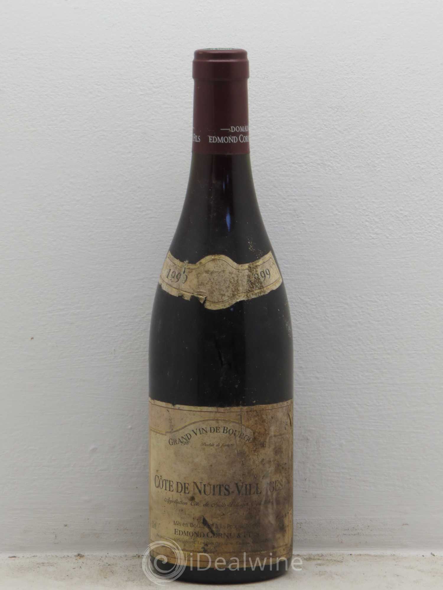 Bourgogne Edmond Cornu et Fils Côte de nuit village 1999 - Posten von 1 Flasche - 0