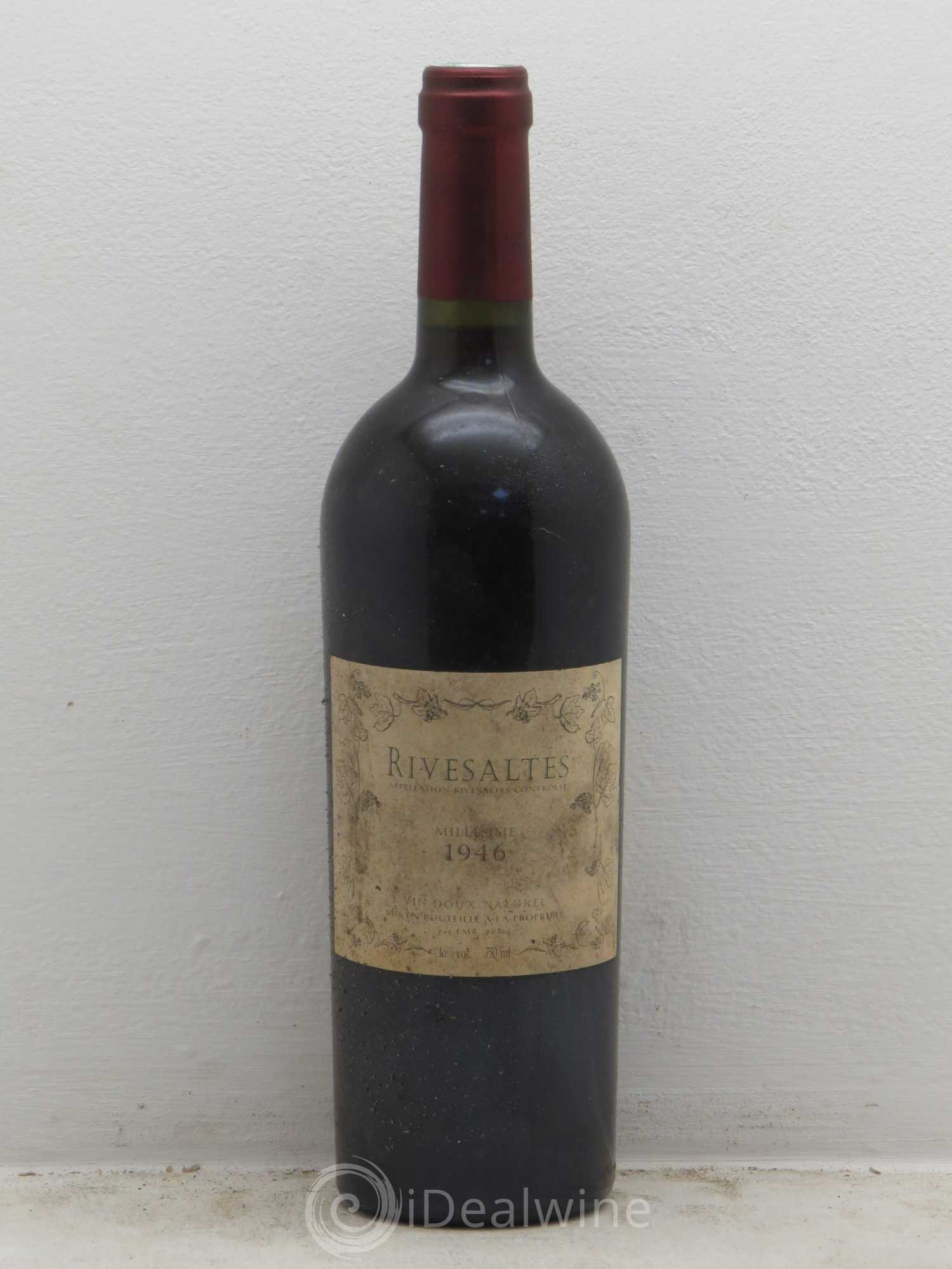 Rivesaltes 1946 - Posten von 1 Flasche - 0