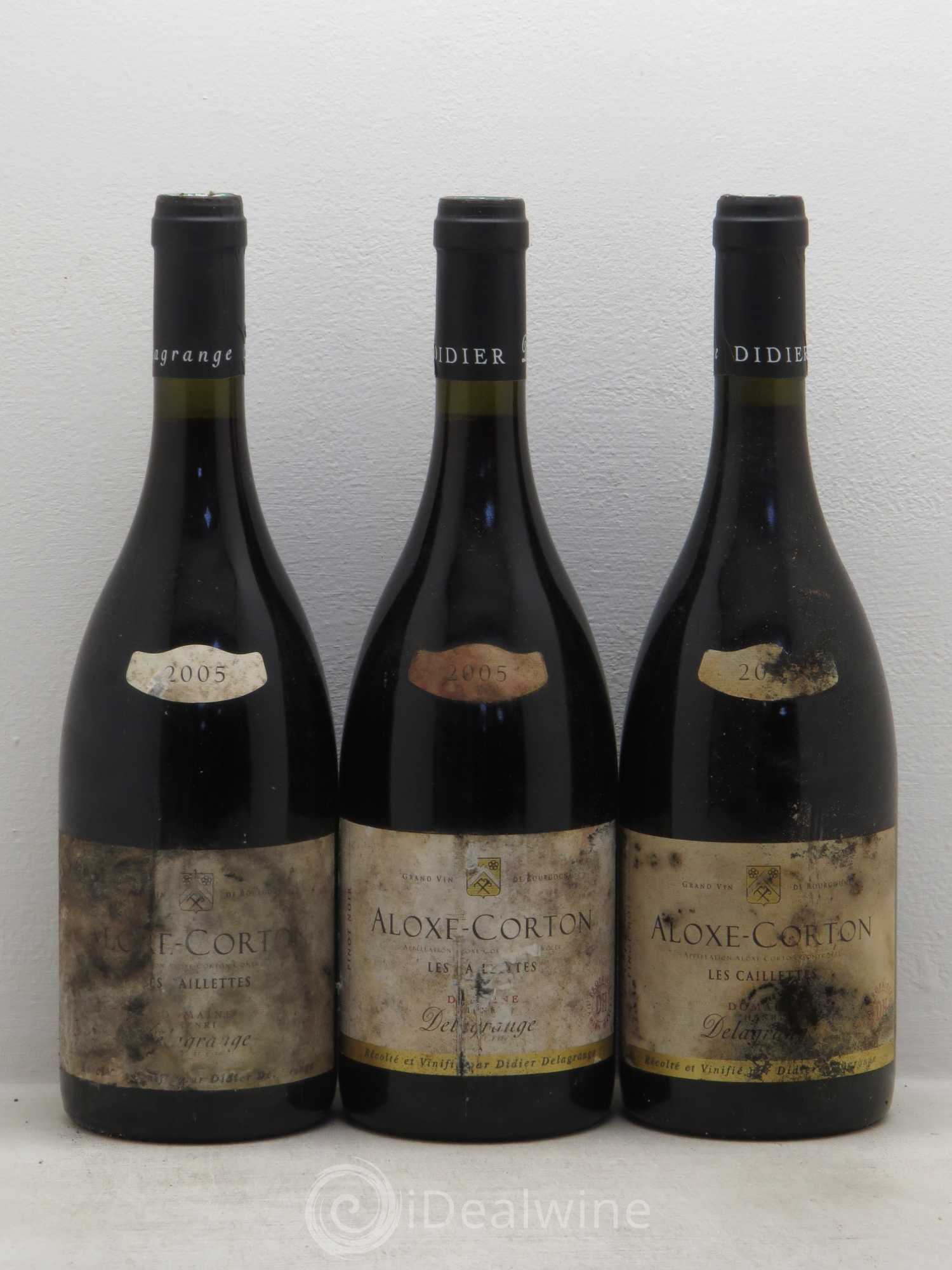 Aloxe-Corton Delagrange Caillette 2005 - Lot de 3 bouteilles - 0