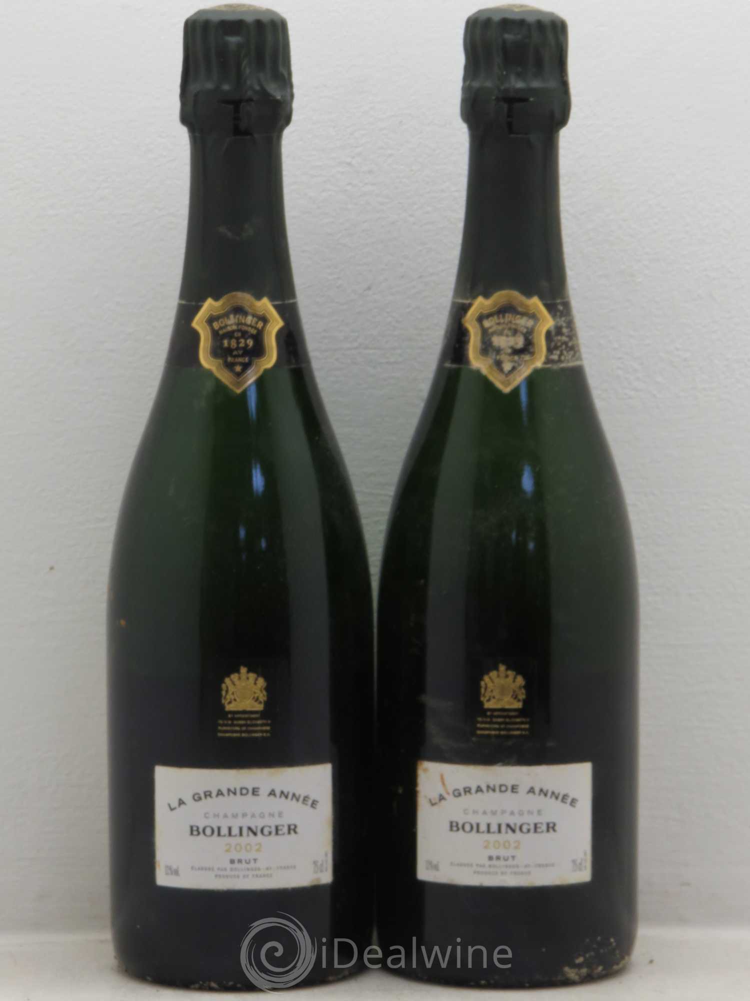 La Grande Année Brut Bollinger 2002 - Lot de 2 bouteilles - 0