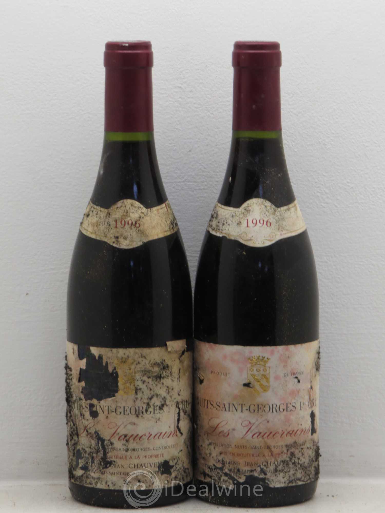 Nuits-Saint-Georges 1er Cru Domaine Chauvenet 1996 - Lot de 2 bouteilles - 0