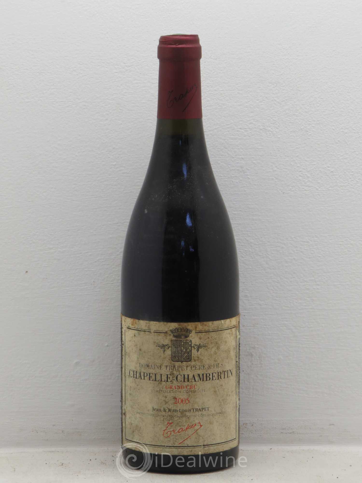 Chapelle-Chambertin Grand Cru Domaine Trapet 2005 - Lot de 1 bouteille - 0