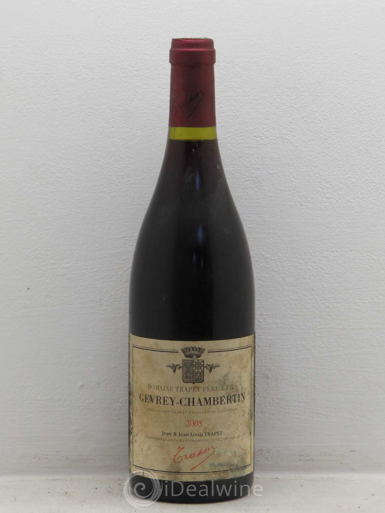 Gevrey-Chambertin Domaine Trapet 2005 - Lot de 6 bouteilles - 0