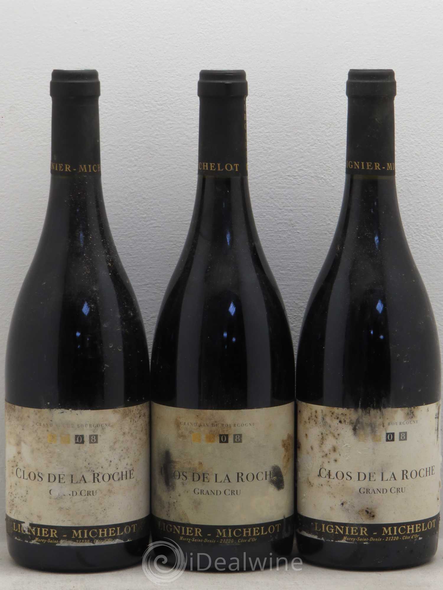 Clos de la Roche Grand Cru Lignier-Michelot (Domaine) 2008 - Lot de 3 bouteilles - 0
