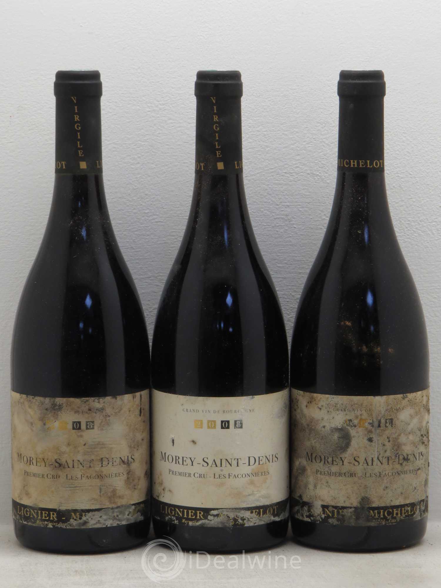 Morey-Saint-Denis 1er Cru Domaine Lignier Michelot 2008 - Posten von 3 Flaschen - 0