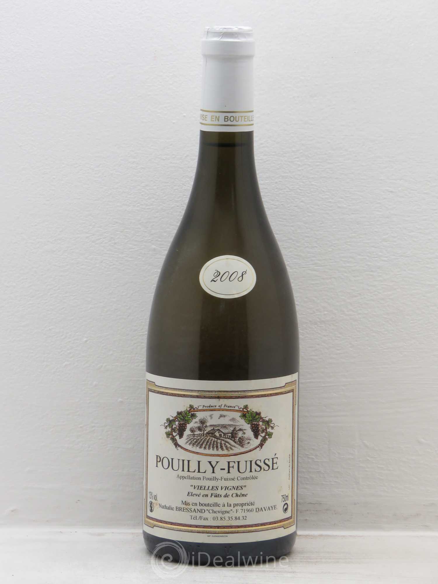 Pouilly-Fuissé vv Bressand 2008 - Posten von 1 Flasche - 0