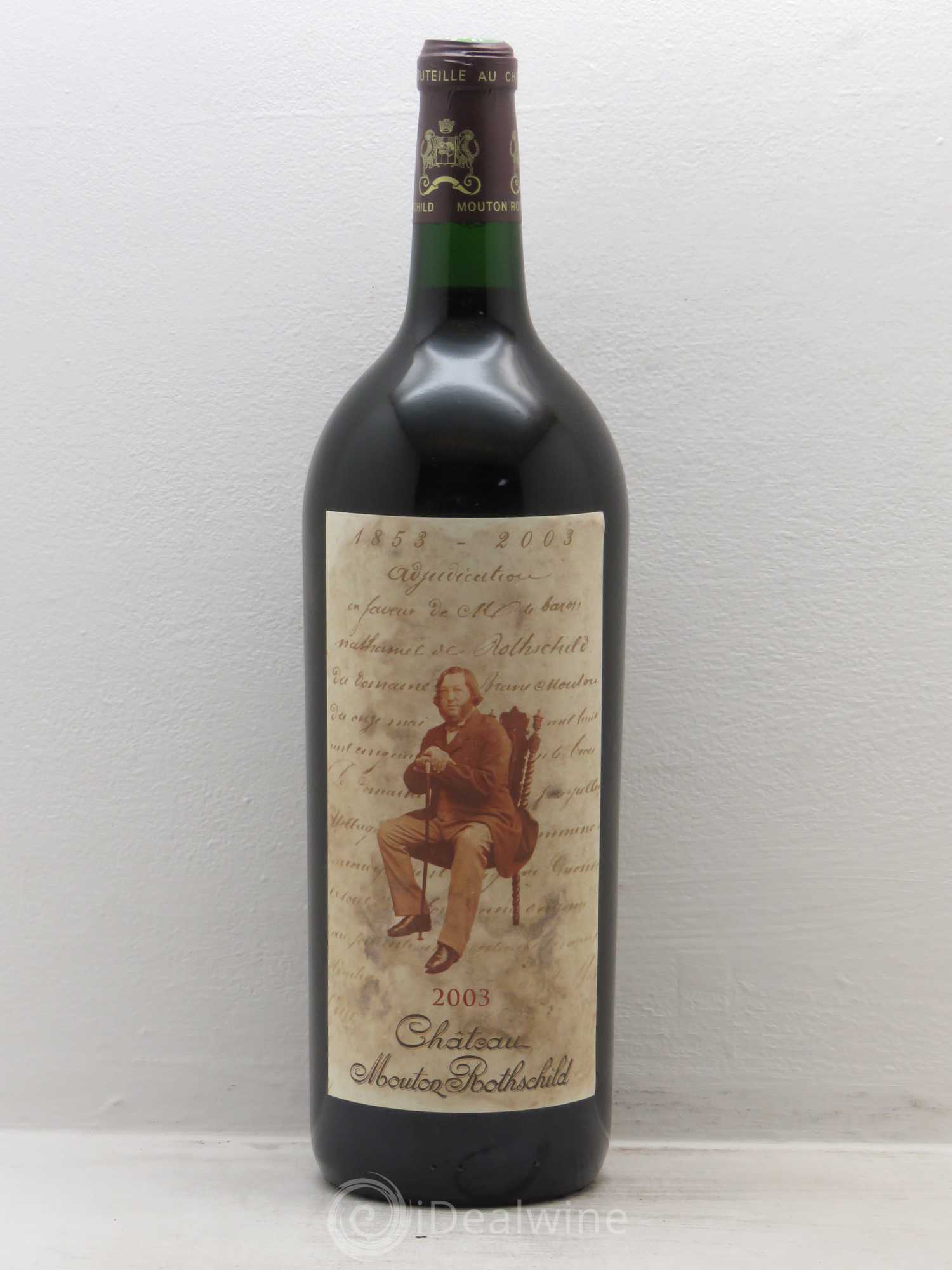 Château Mouton Rothschild 1er Grand Cru Classé 2003 - Lot de 1 magnum - 0