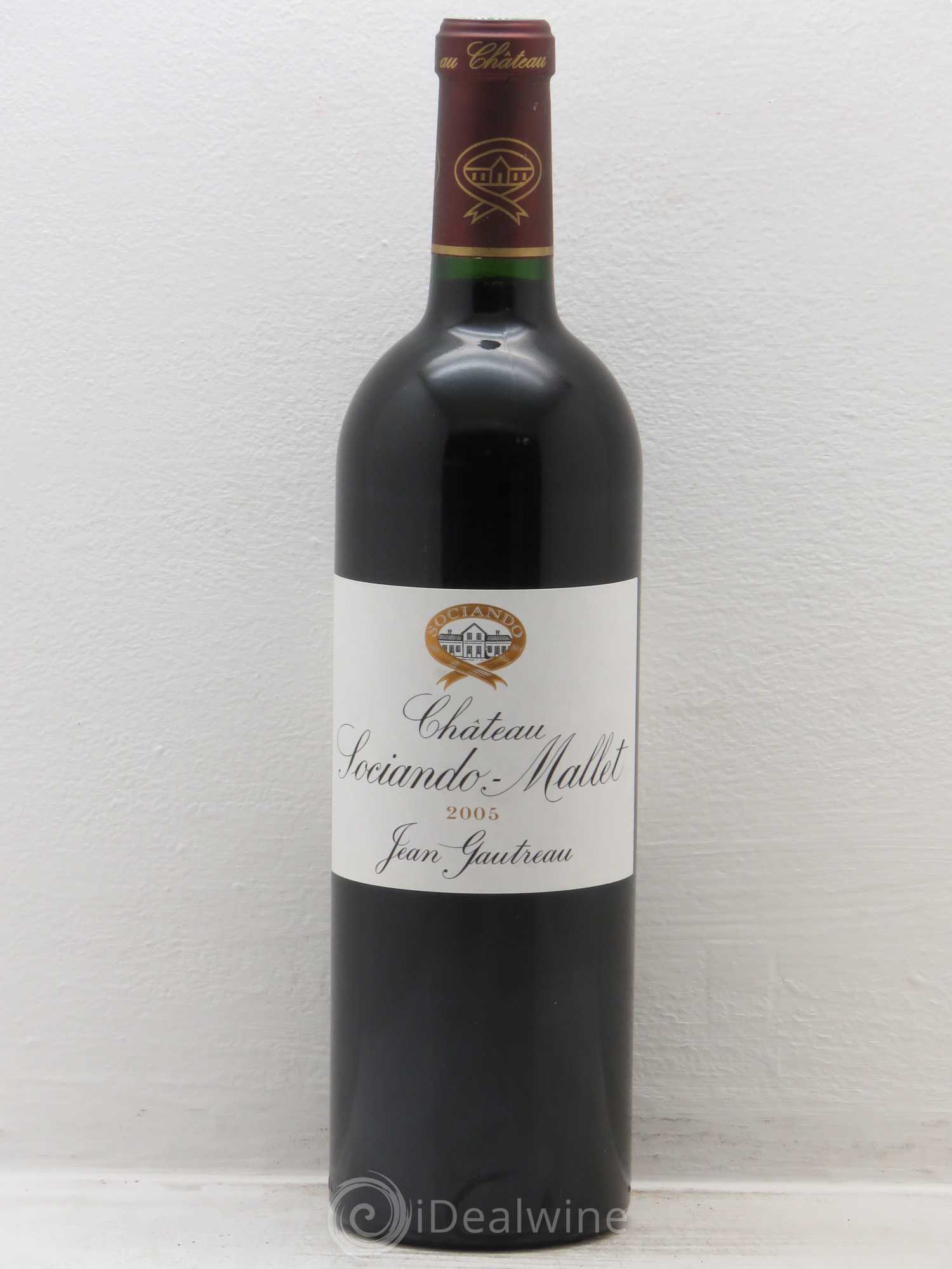 Château Sociando Mallet 2005 - Lot de 6 bouteilles - 0