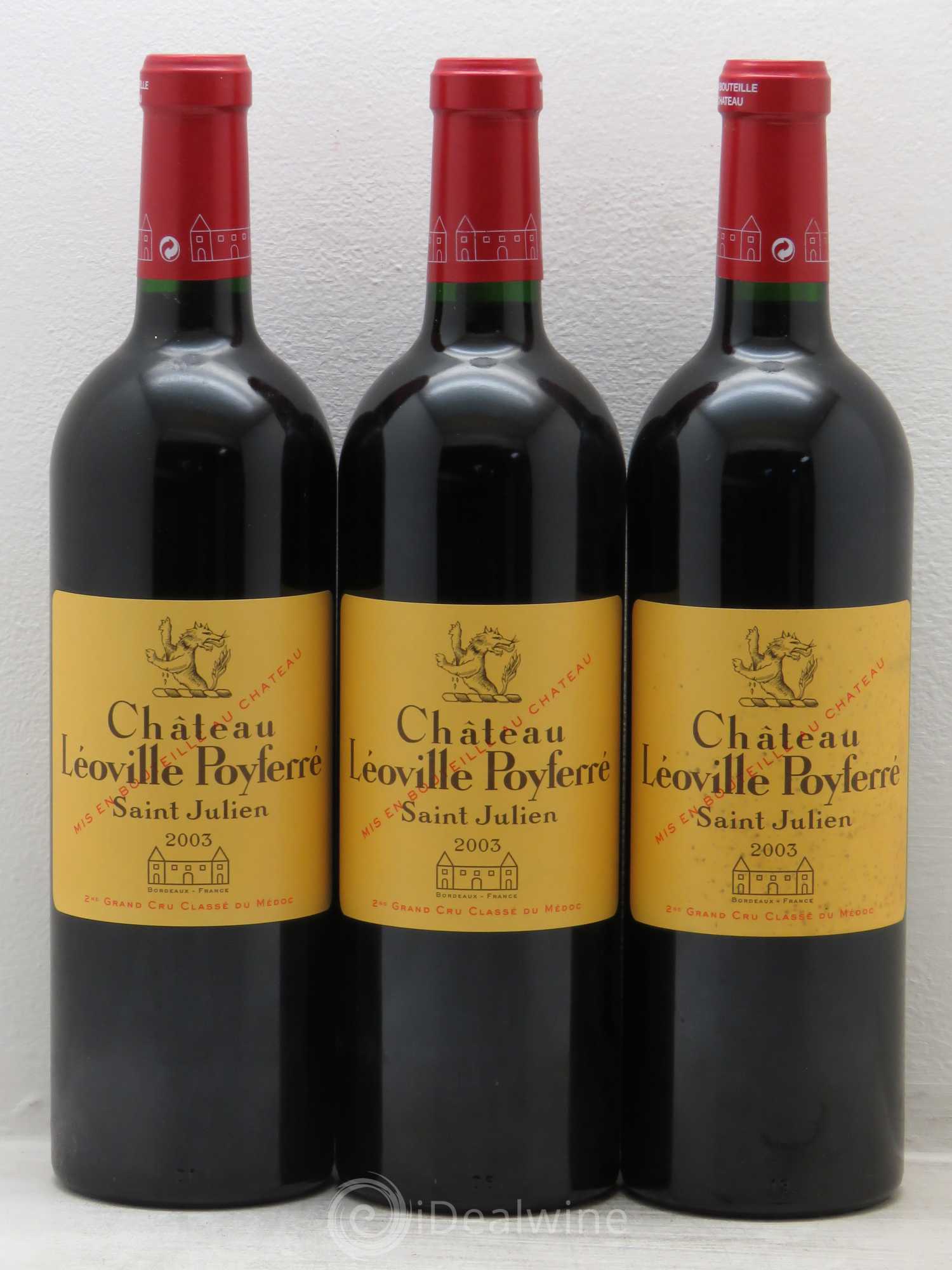 Château Léoville Poyferré 2ème Grand Cru Classé 2003 - Lot de 12 bouteilles - 4