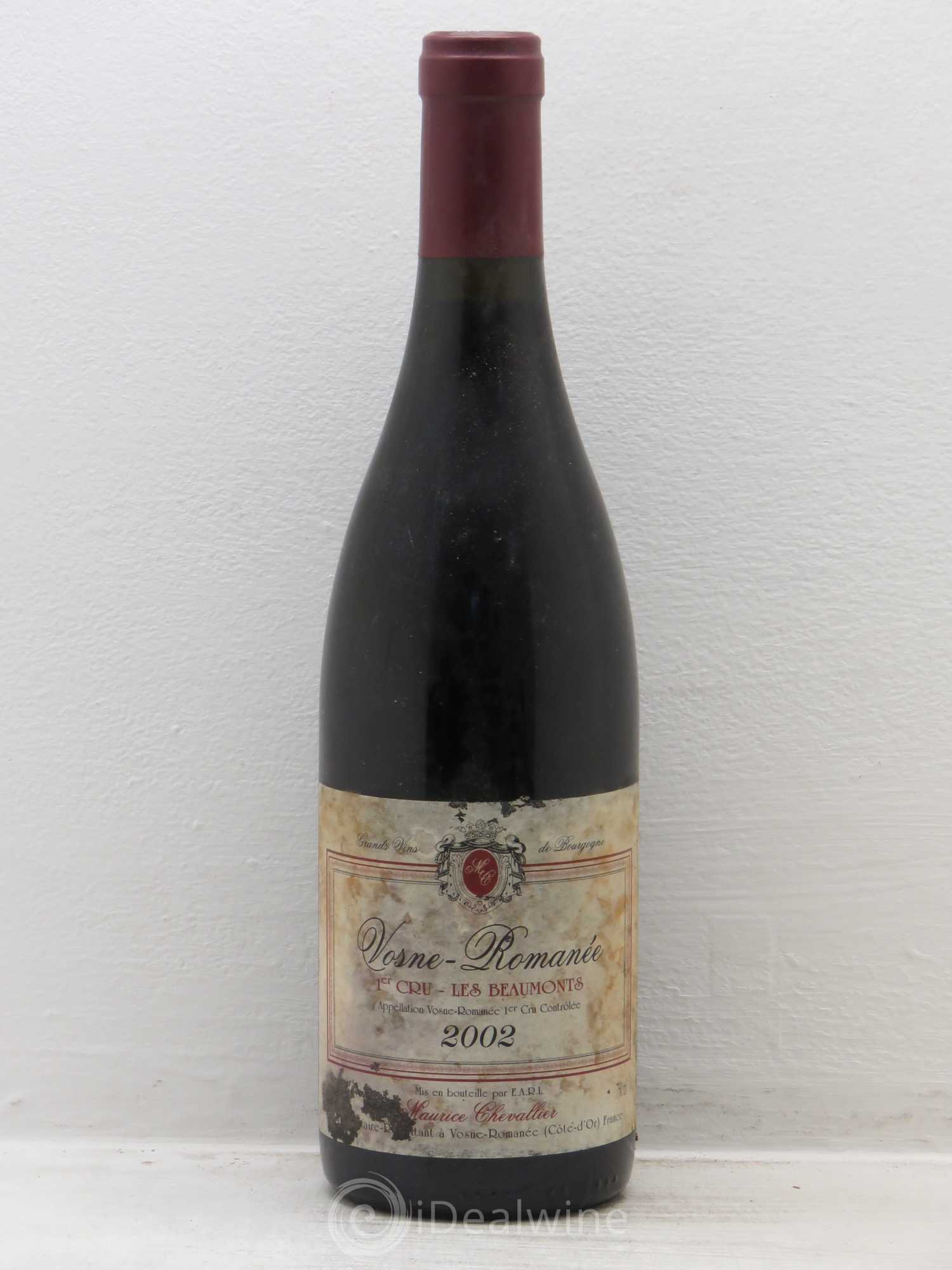 Vosne-Romanée 1er Cru Chevalier 2002 - Lot de 1 bouteille - 0